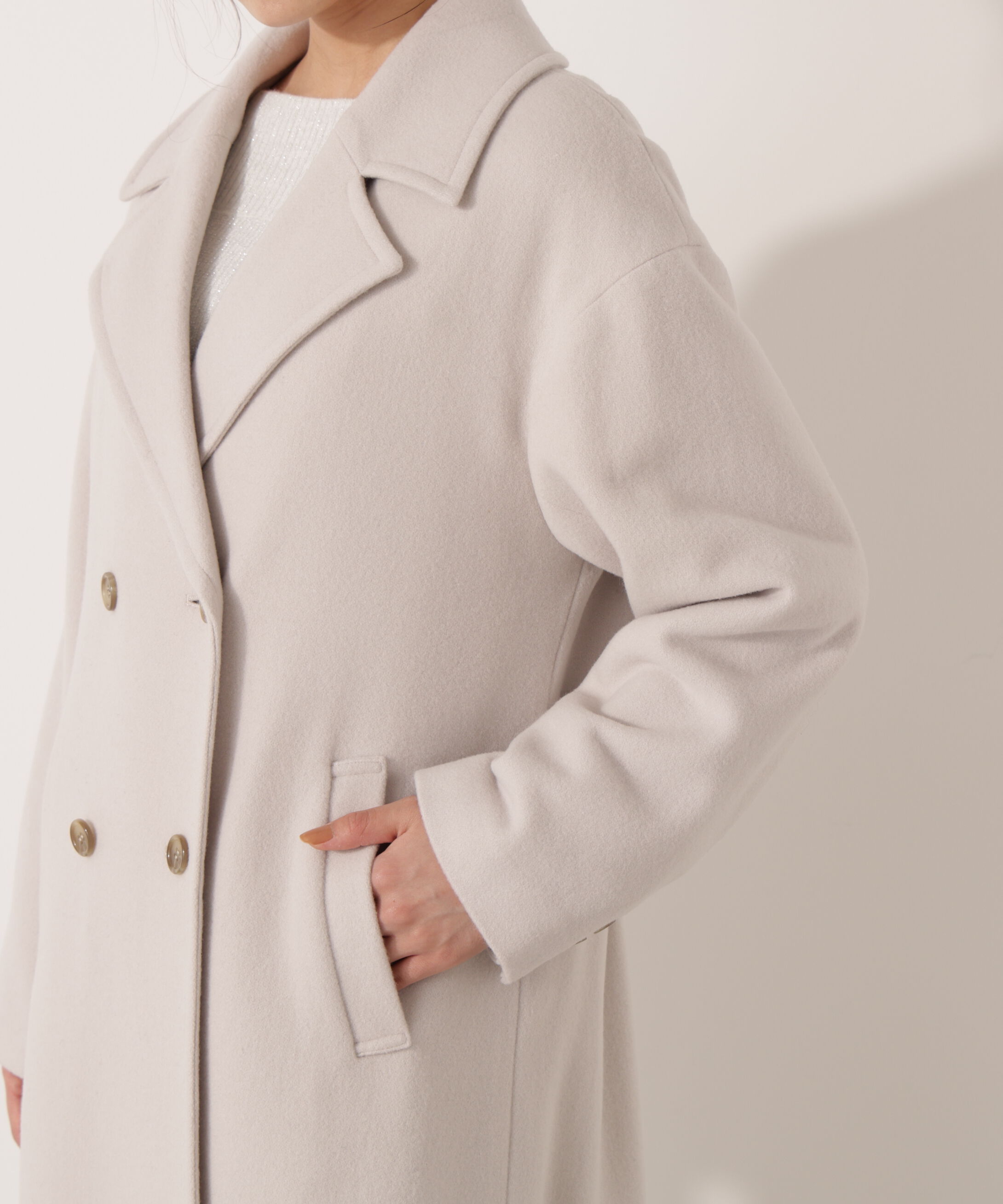 PROPORTION BODY DRESSING「ダブル釦チェスターコート 25AW」|その他|