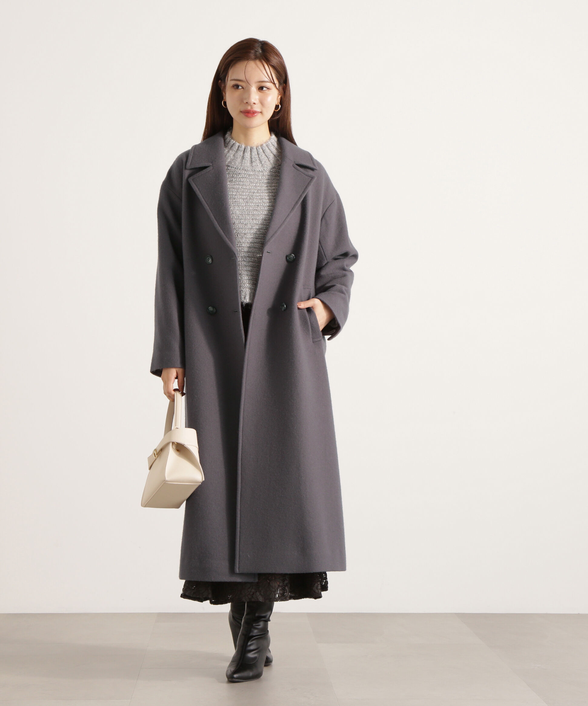 PROPORTION BODY DRESSING「ダブル釦チェスターコート 25AW」|その他|