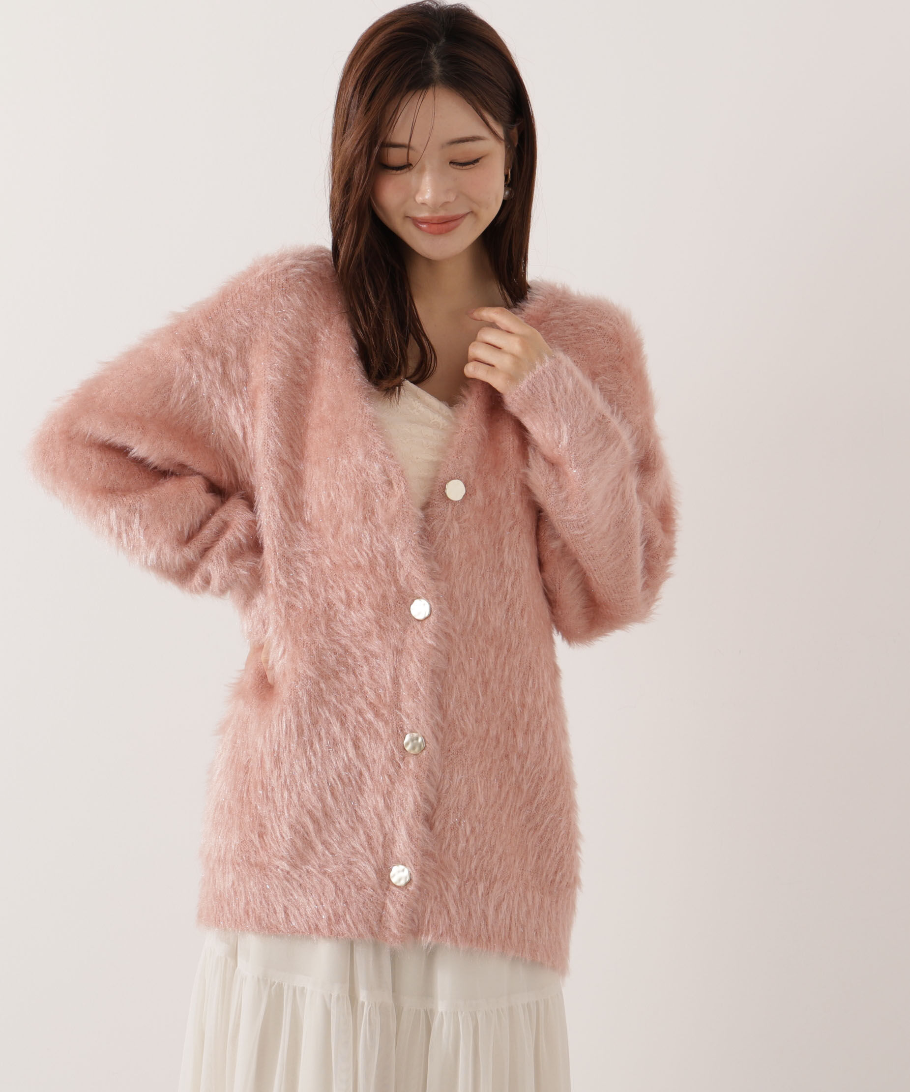 PROPORTION BODY DRESSING「キャットBIGカーディガン 25AW」|カーディガン|
