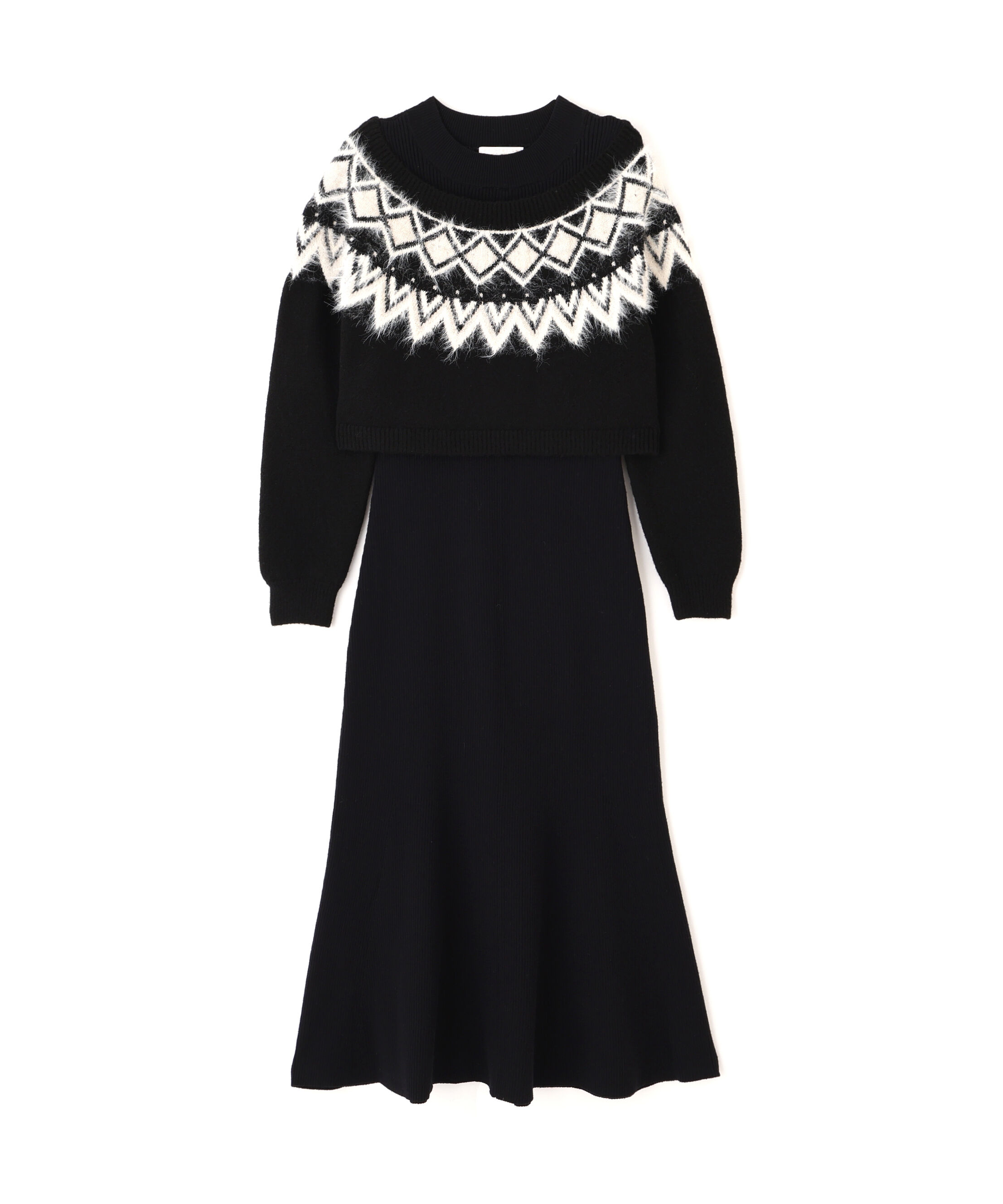 PROPORTION BODY DRESSING「ノルディックニットSETUP ワンピース 25AW」|ワンピース|