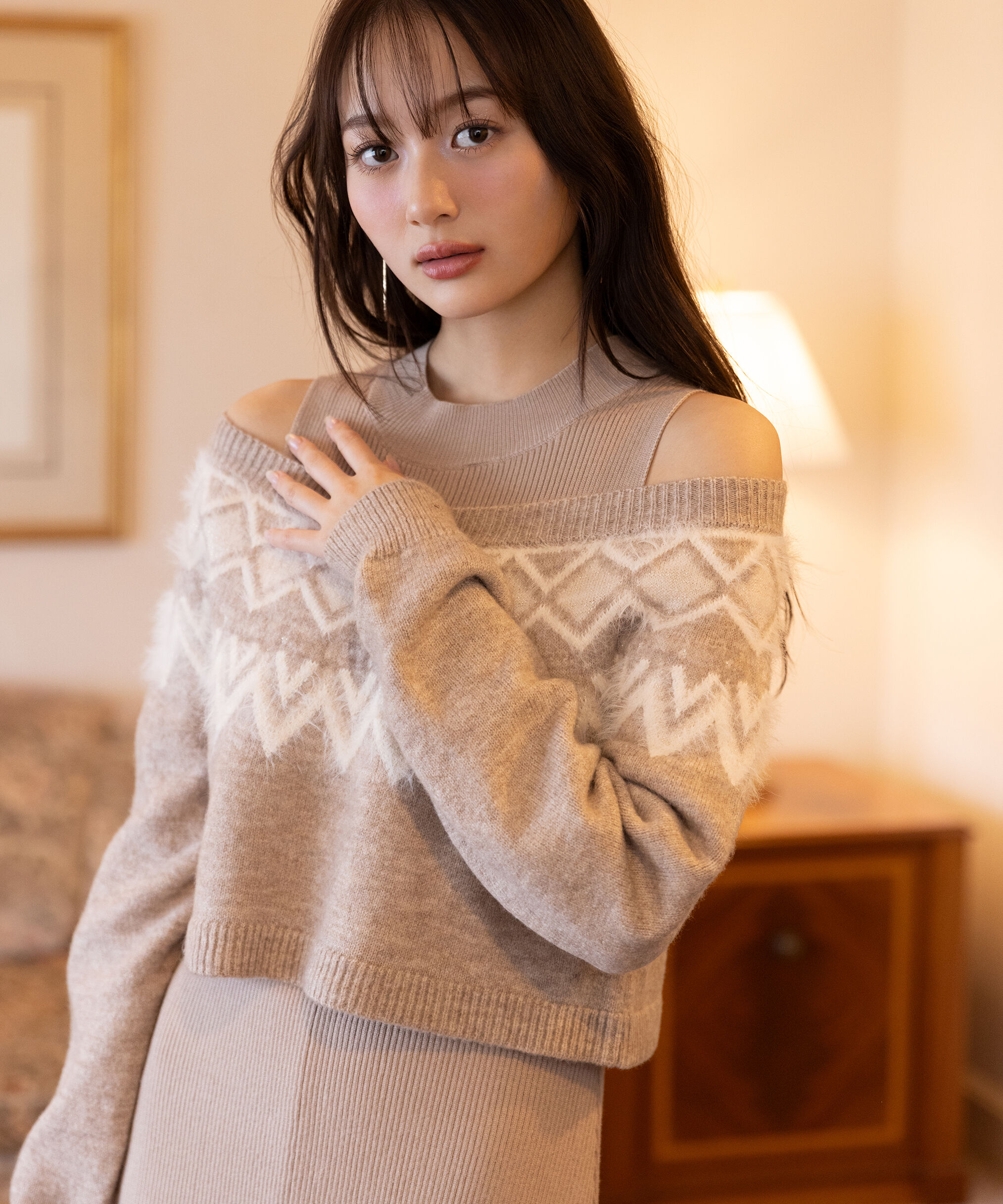 PROPORTION BODY DRESSING「ノルディックニットSETUP ワンピース 25AW」|ワンピース|