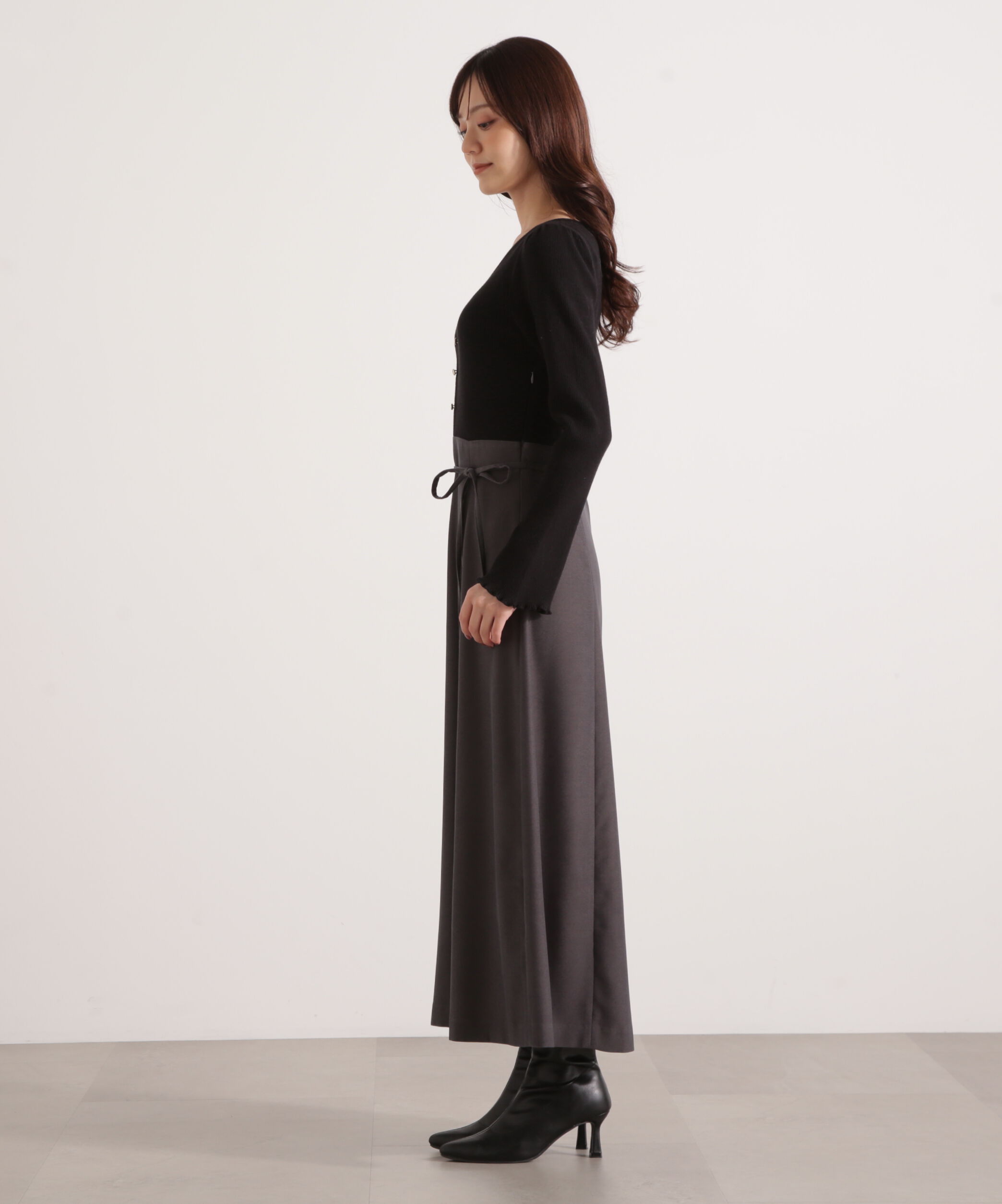 PROPORTION BODY DRESSING「ニットドッキングレディーワンピース 25AW」|ワンピース|