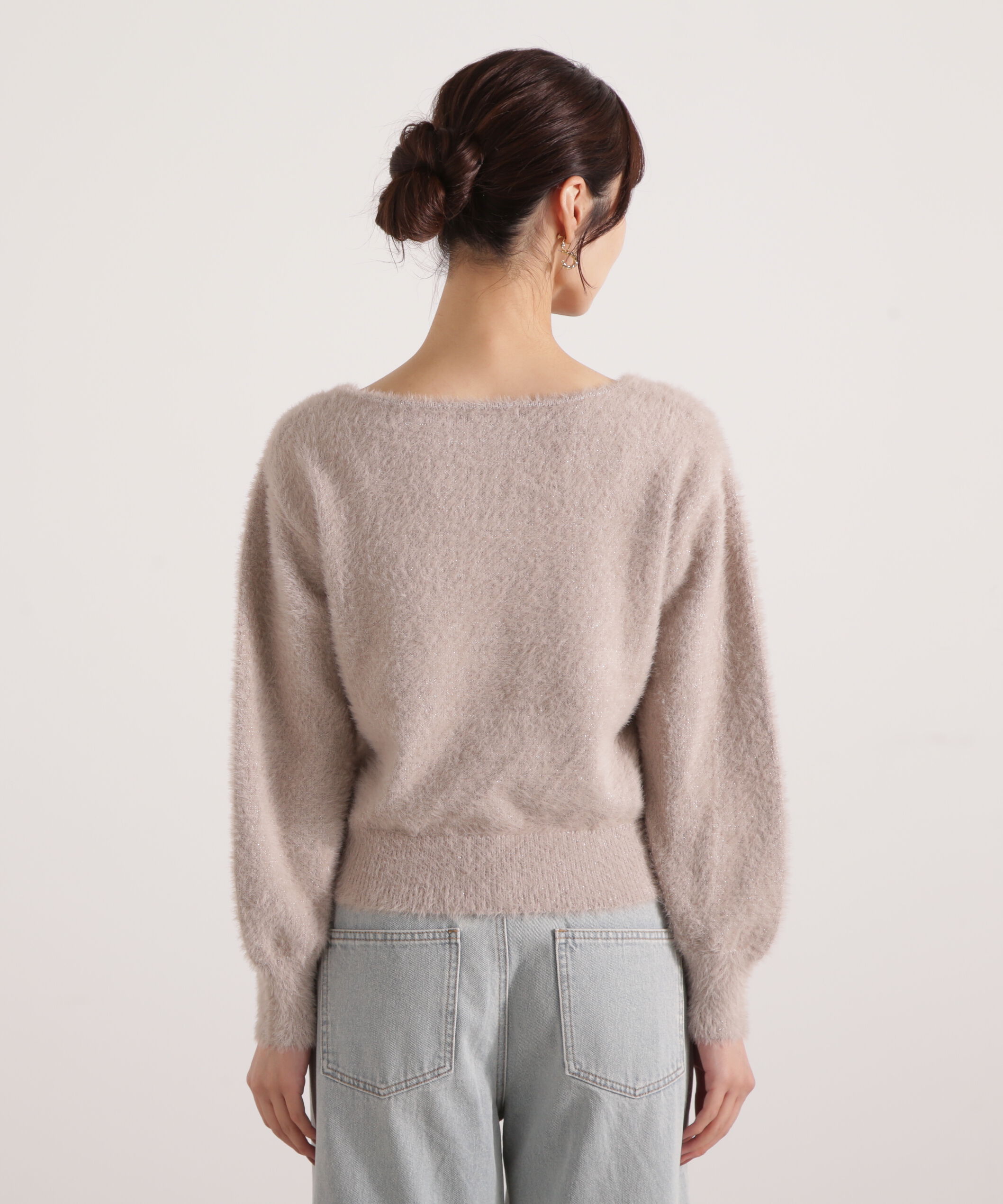 PROPORTION BODY DRESSING「ミニシャギーハートネックニット 25AW」|ニット・セーター|