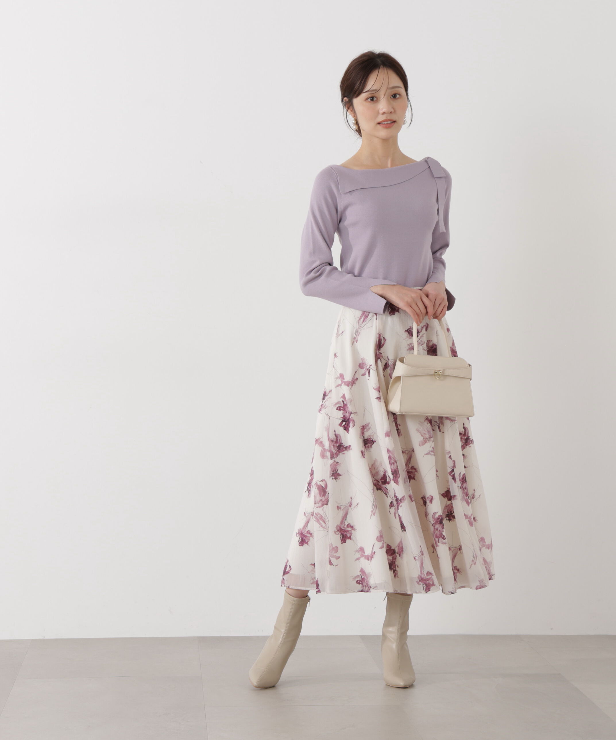 PROPORTION BODY DRESSING「フラワープリントスカート」|スカート|