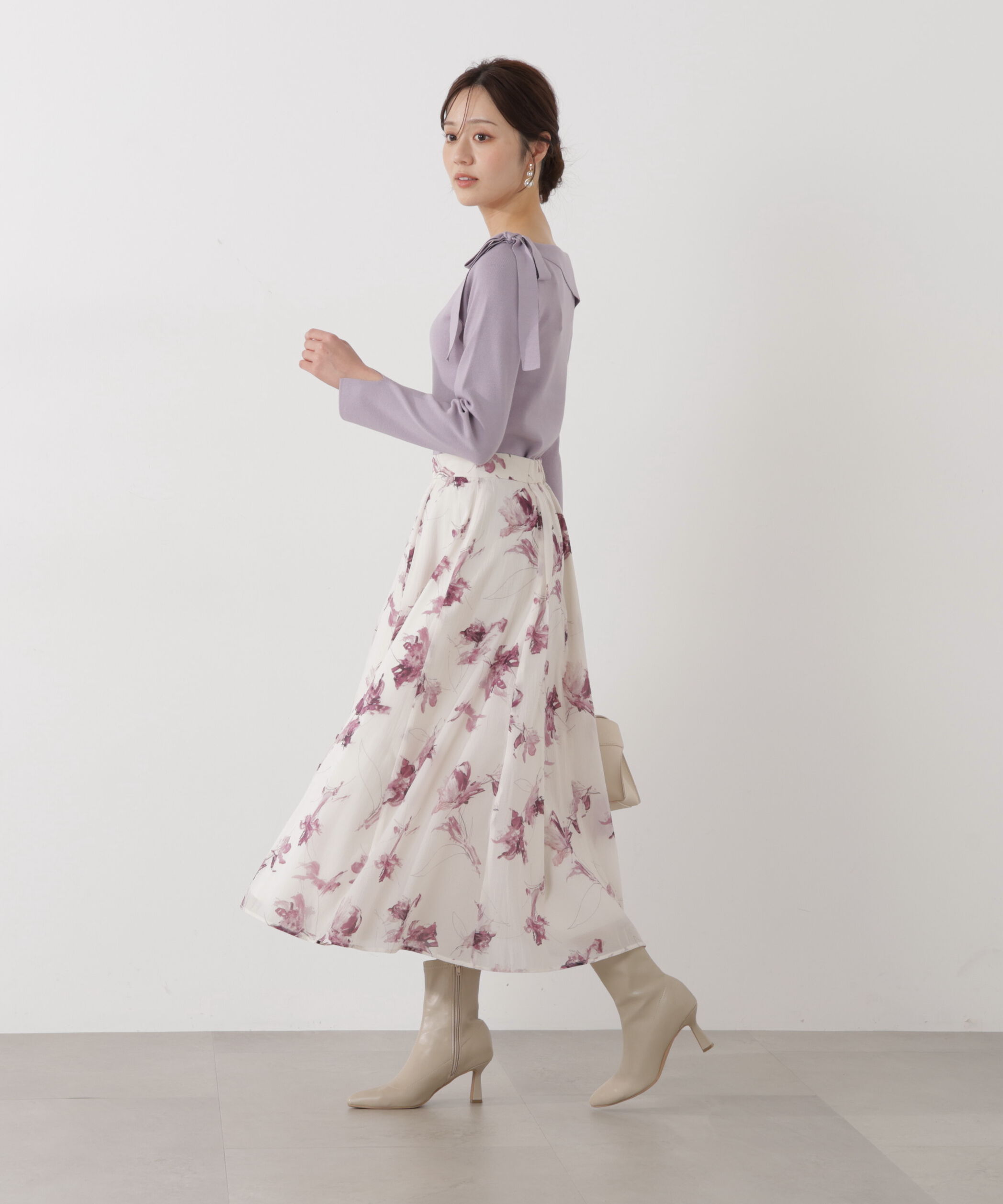 PROPORTION BODY DRESSING「フラワープリントスカート」|スカート|