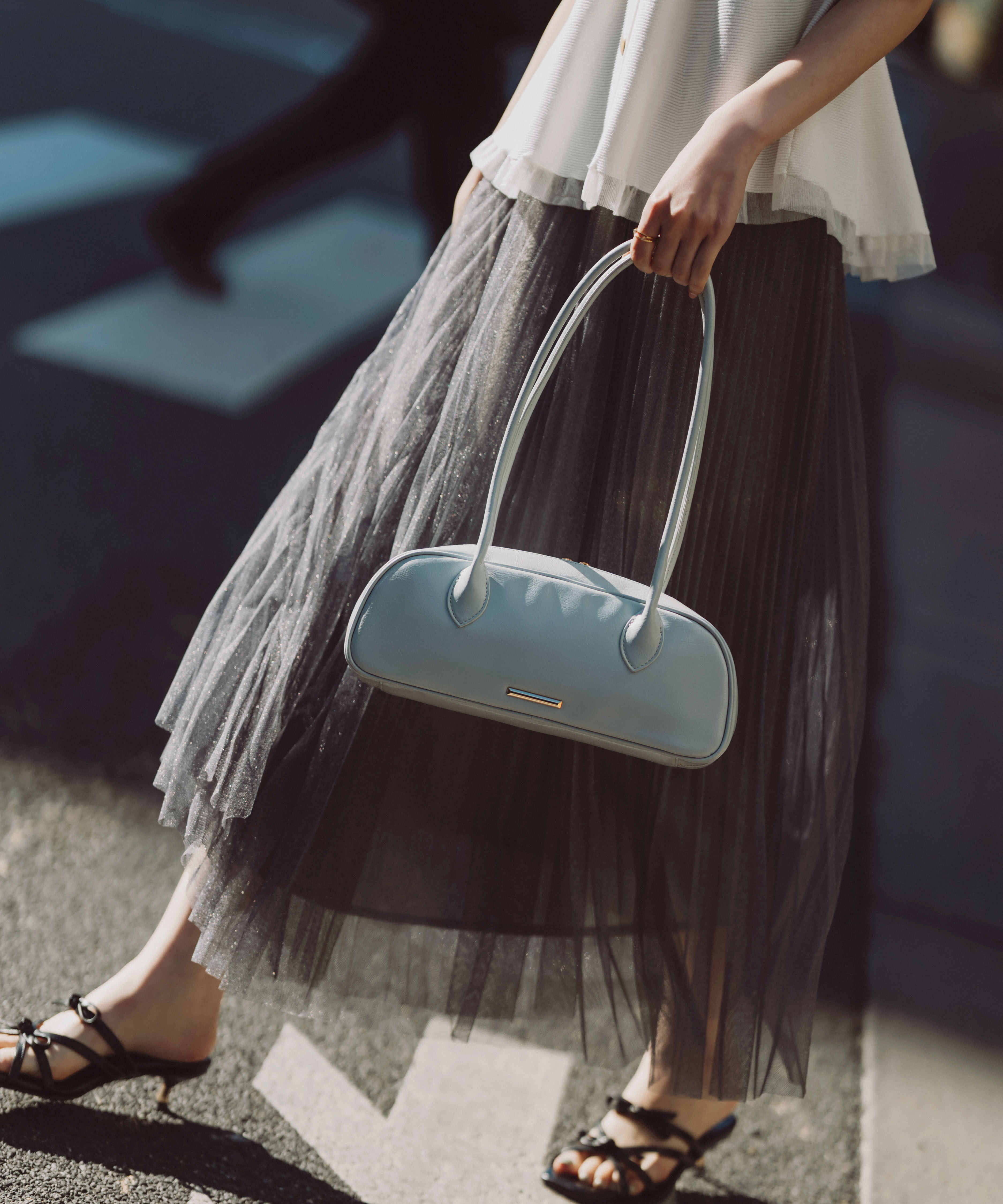 PROPORTION BODY DRESSING「《EDIT COLOGNE》ラメプリーツスカート26SS」|スカート|