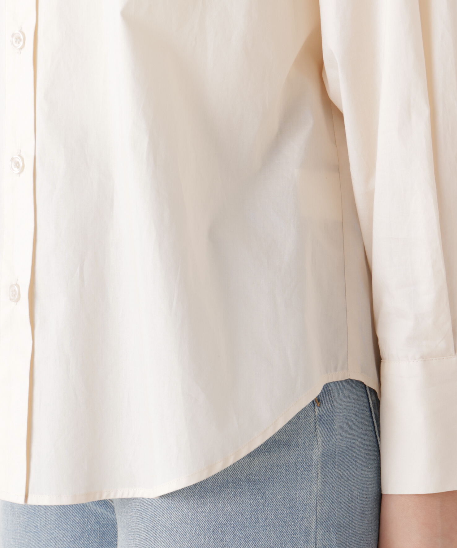PROPORTION BODY DRESSING「〈a/mie〉オーバーシャツ　26SS」|シャツ・ブラウス|