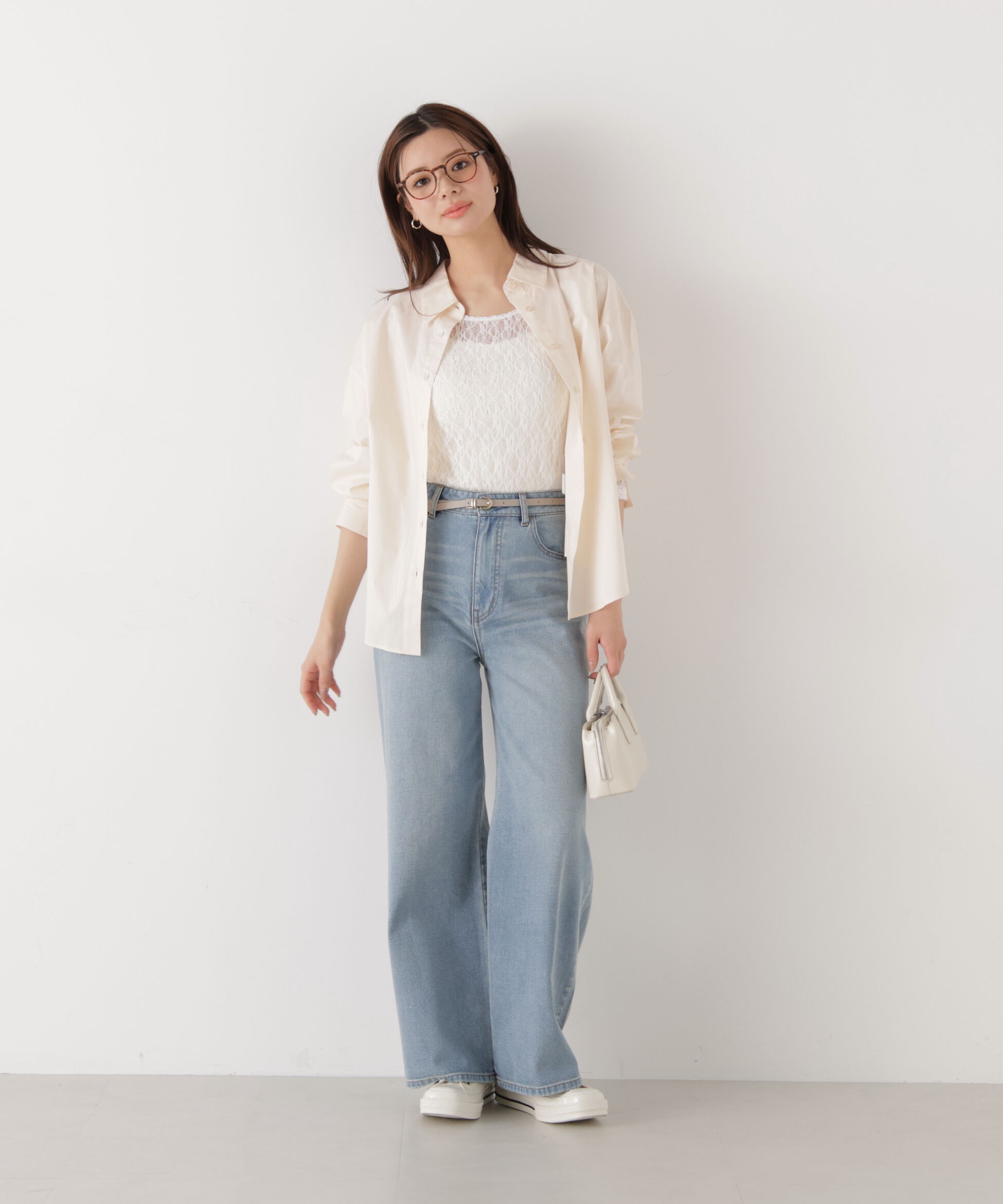 PROPORTION BODY DRESSING「〈a/mie〉オーバーシャツ　26SS」|シャツ・ブラウス|