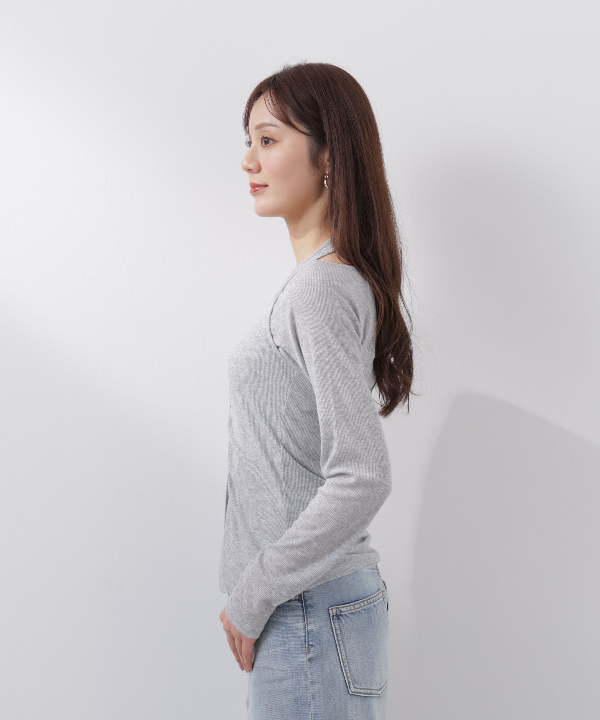 PROPORTION BODY DRESSING「〈a/mie〉ホルターネックカット SETUP　26SS」|Tシャツ・カットソー|
