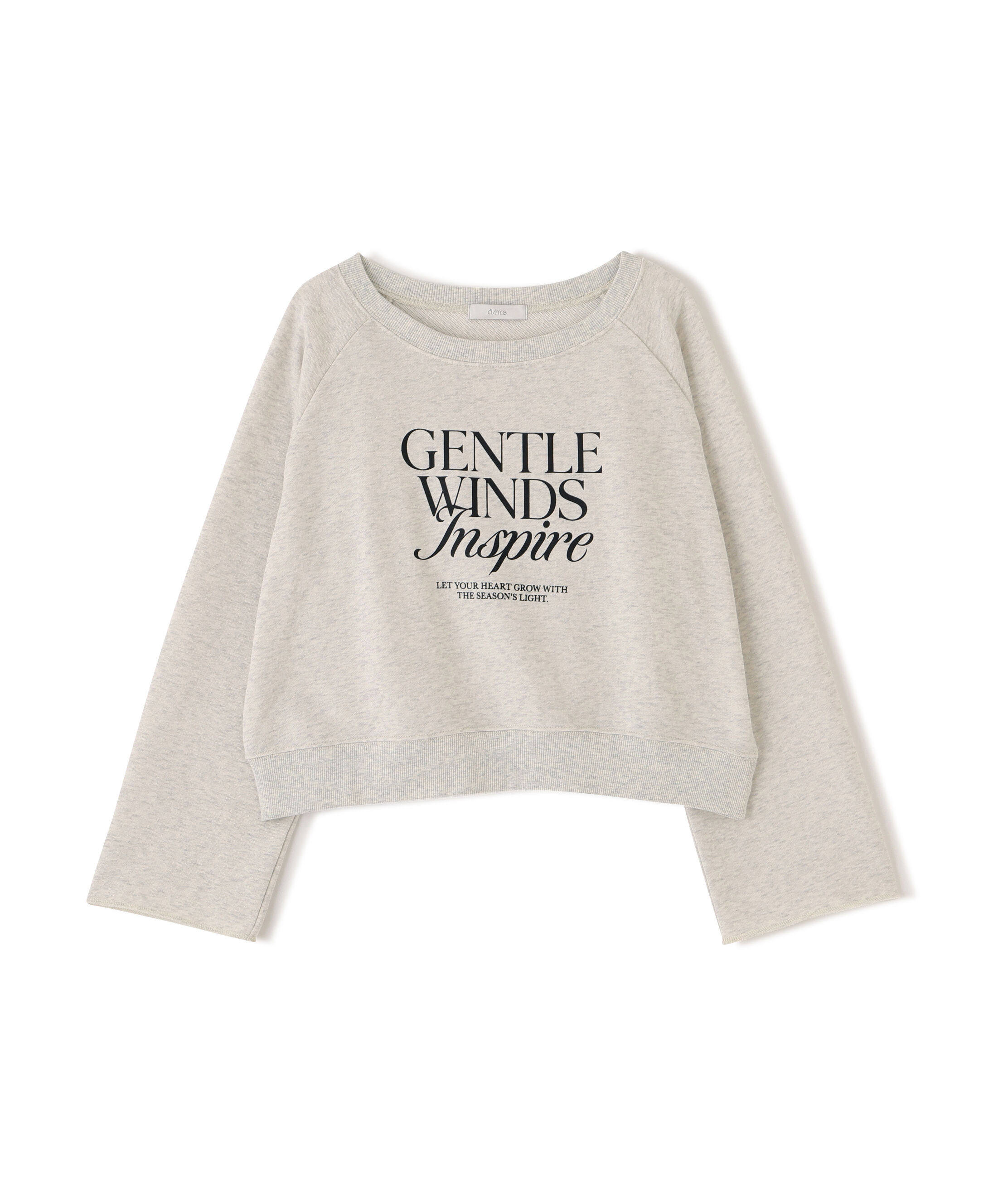 PROPORTION BODY DRESSING「＜ウォッシャブル＞〈a/mie〉ラグランロゴトップス　26SS」|Tシャツ・カットソー|
