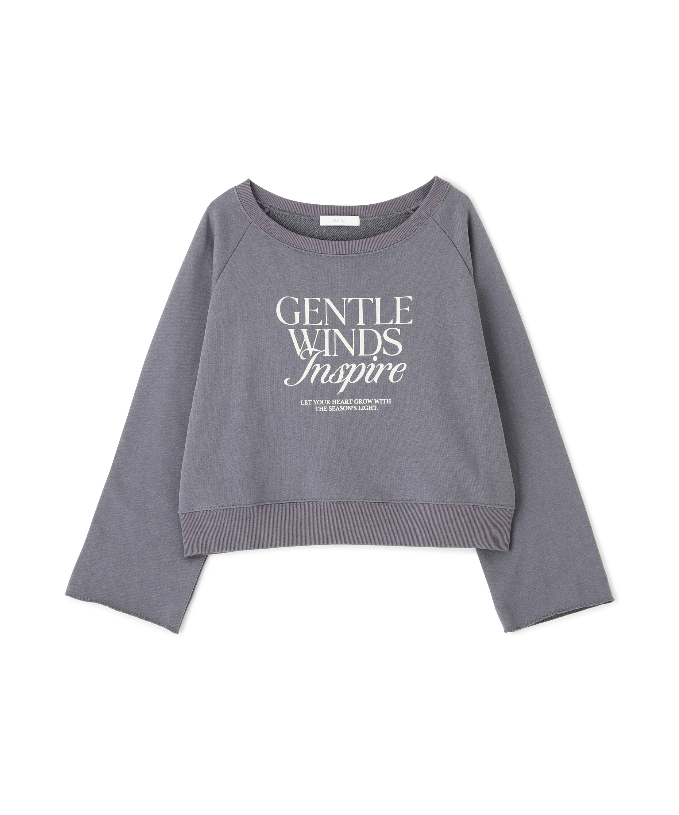 PROPORTION BODY DRESSING「＜ウォッシャブル＞〈a/mie〉ラグランロゴトップス　26SS」|Tシャツ・カットソー|