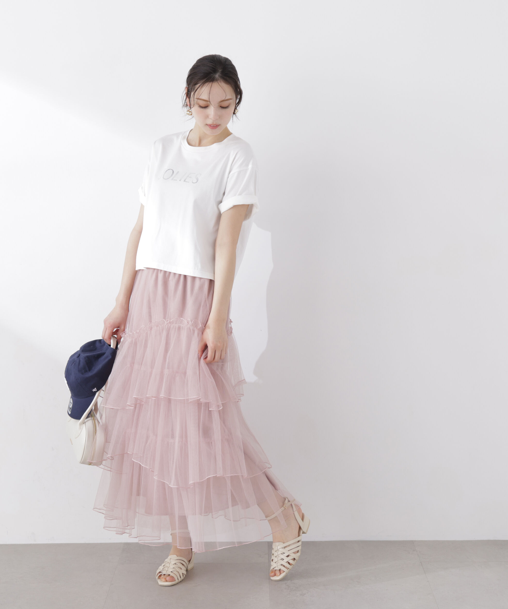 PROPORTION BODY DRESSING「ランダムティアードチュールスカート　26SS」|スカート|