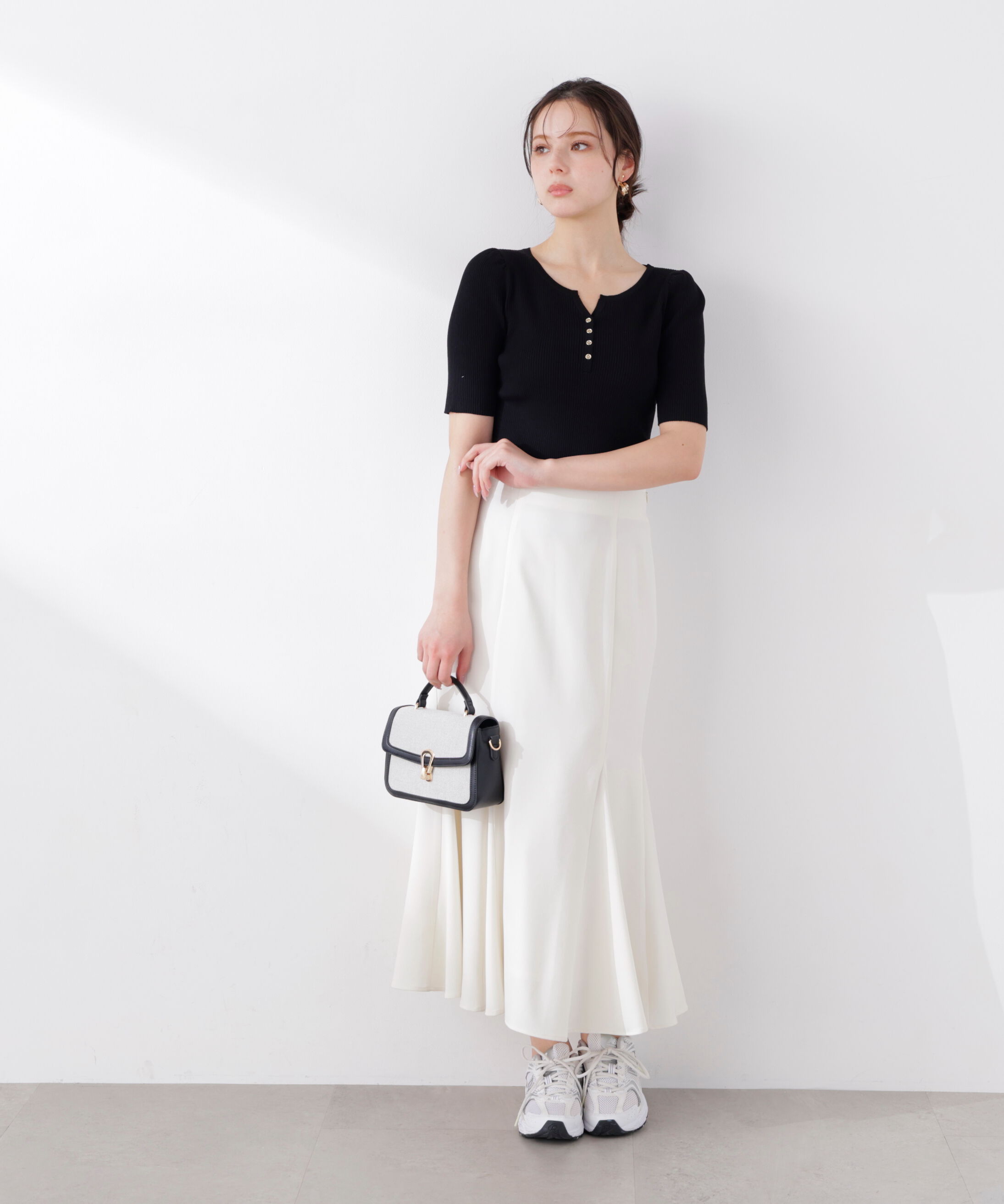 PROPORTION BODY DRESSING「ヘンリーネックニット 26SS」|ニット・セーター|