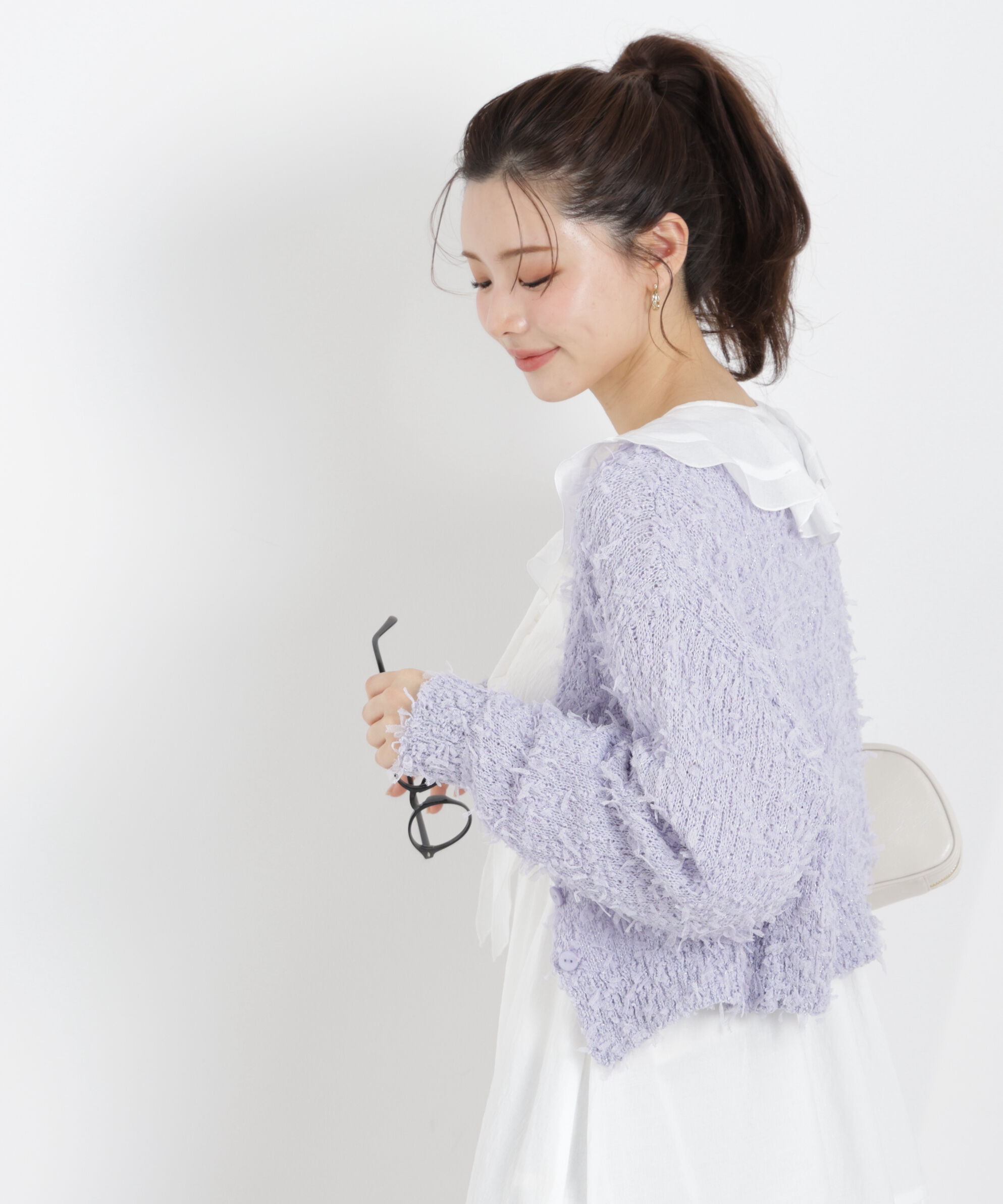 PROPORTION BODY DRESSING「《EDIT COLOGNE》ラッフルミニワンピース　26SS」|ワンピース|
