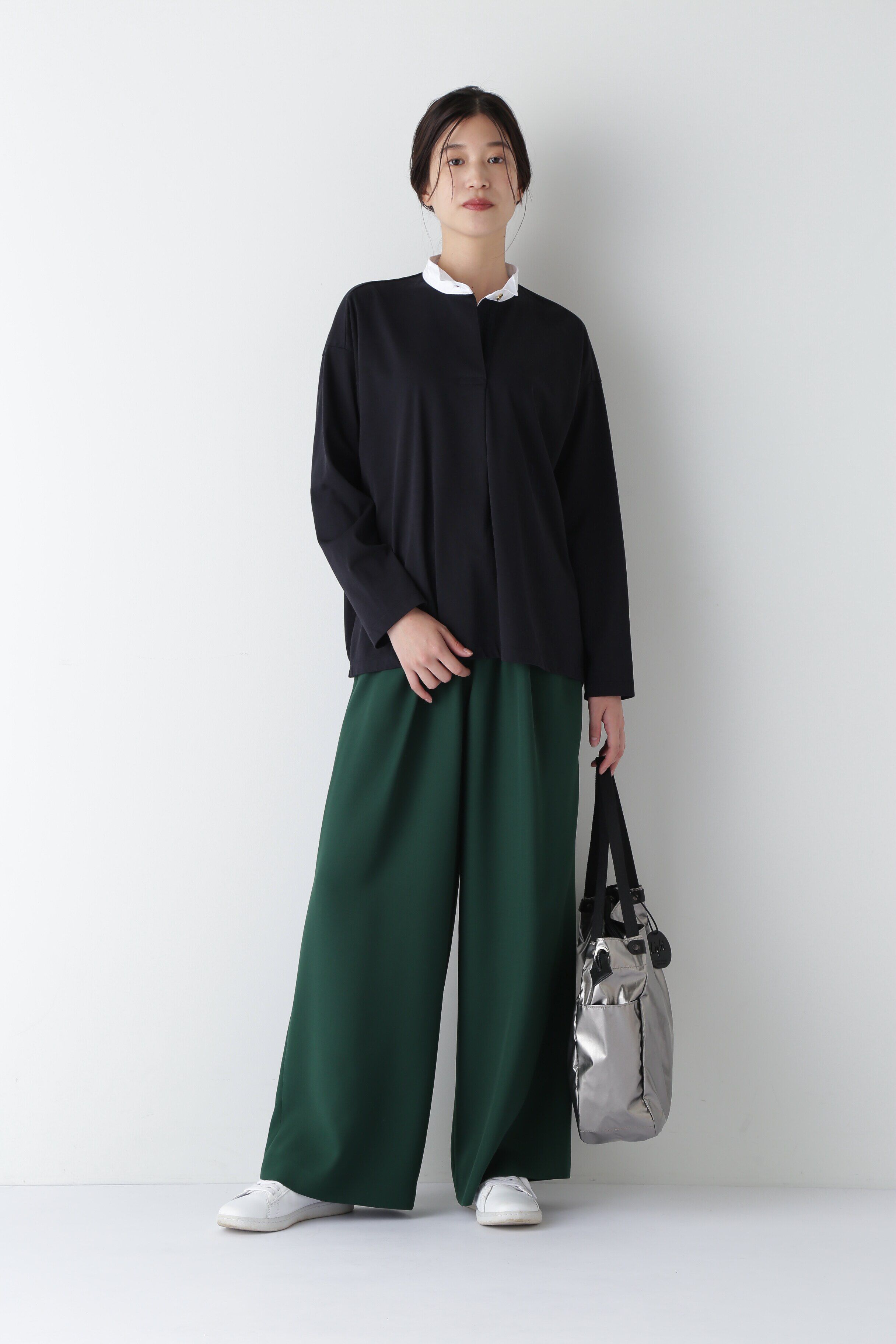  「◆ストレッチPEキュプラワイドパンツ」|その他|