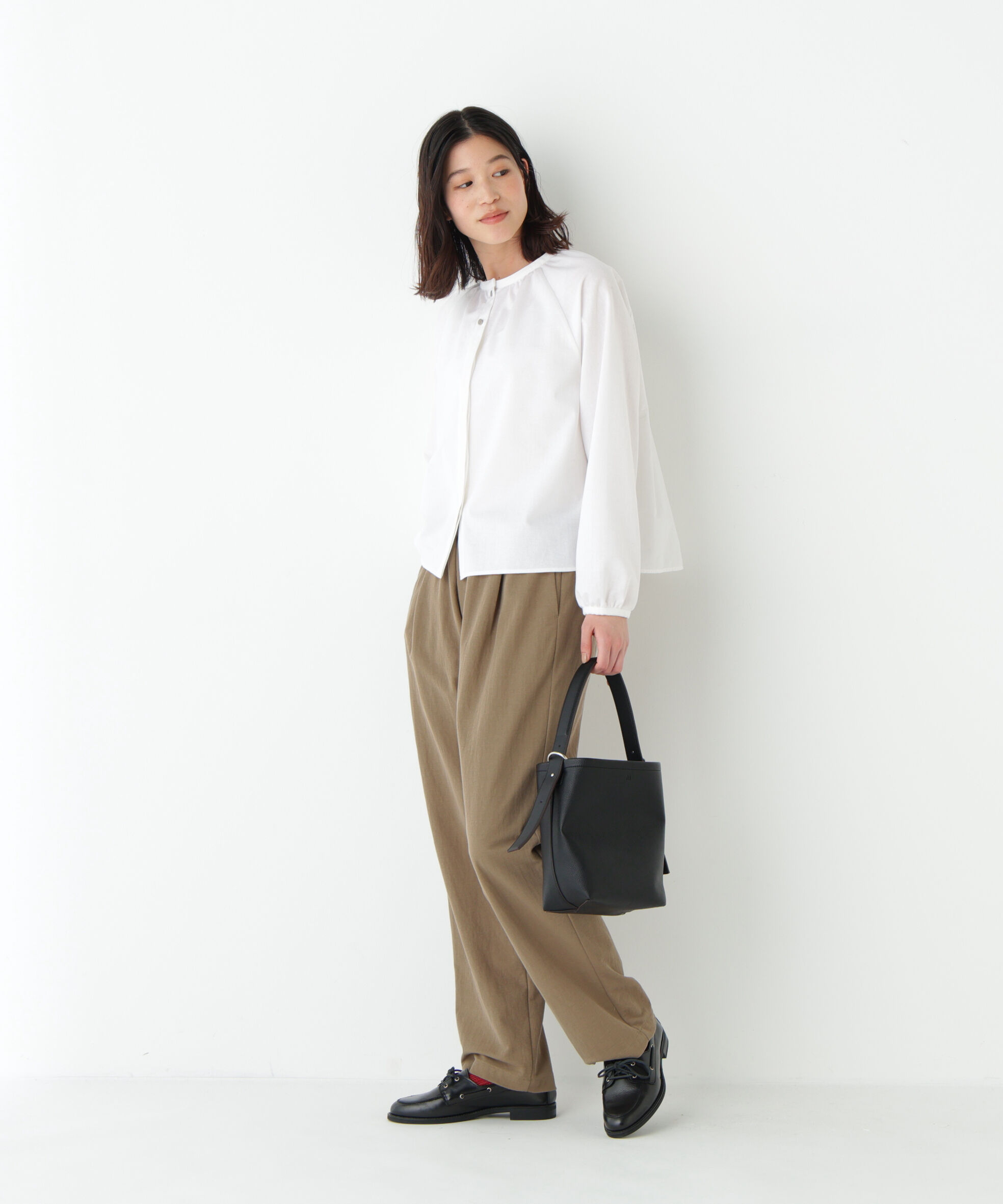  「◆≪ウォッシャブル≫ウエストタックギャザーパンツ」|その他|