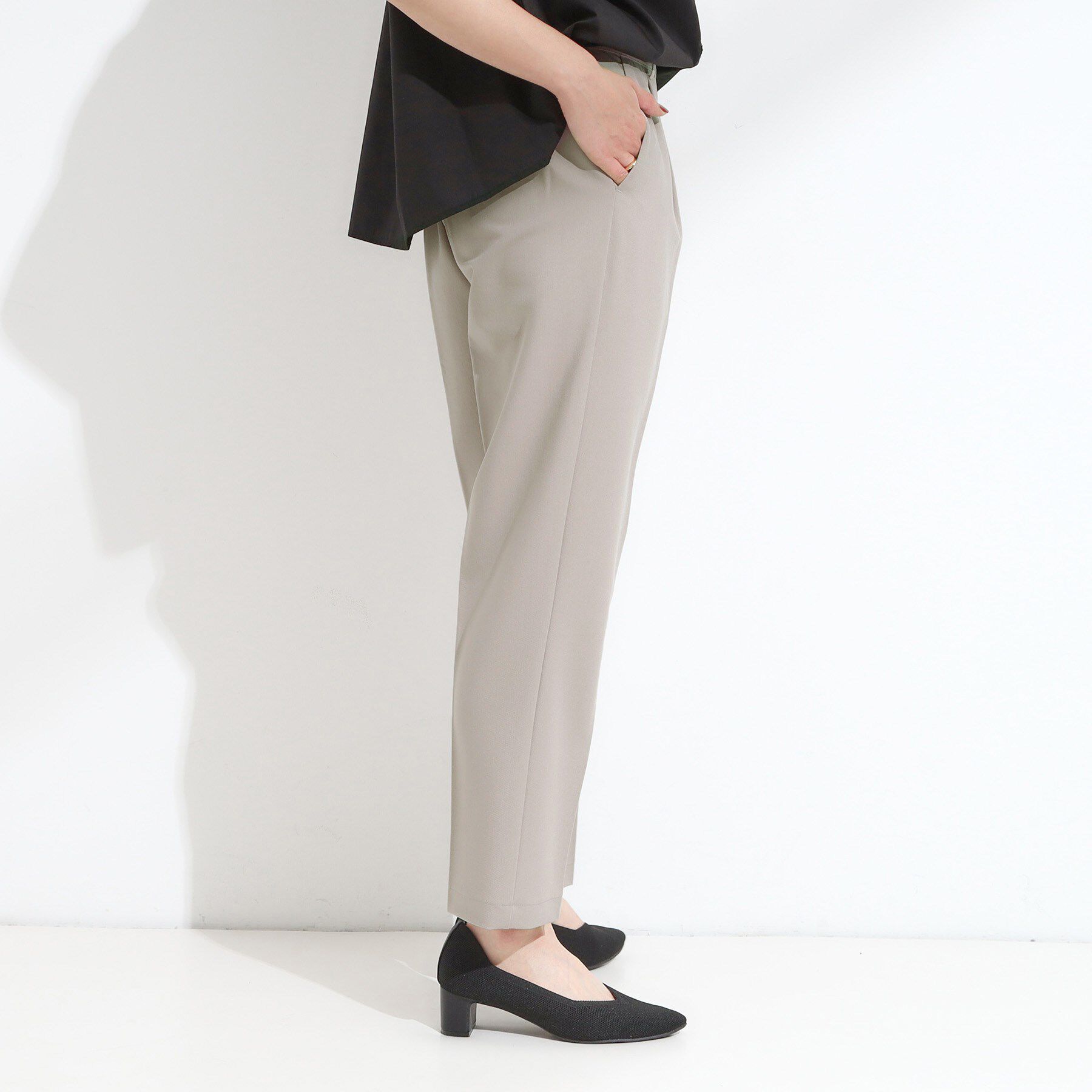 SHOO･LA･RUE「【高レビュー/SS-LL/美脚シルエット】すっきりきれい見え テーパードパンツ」|その他|