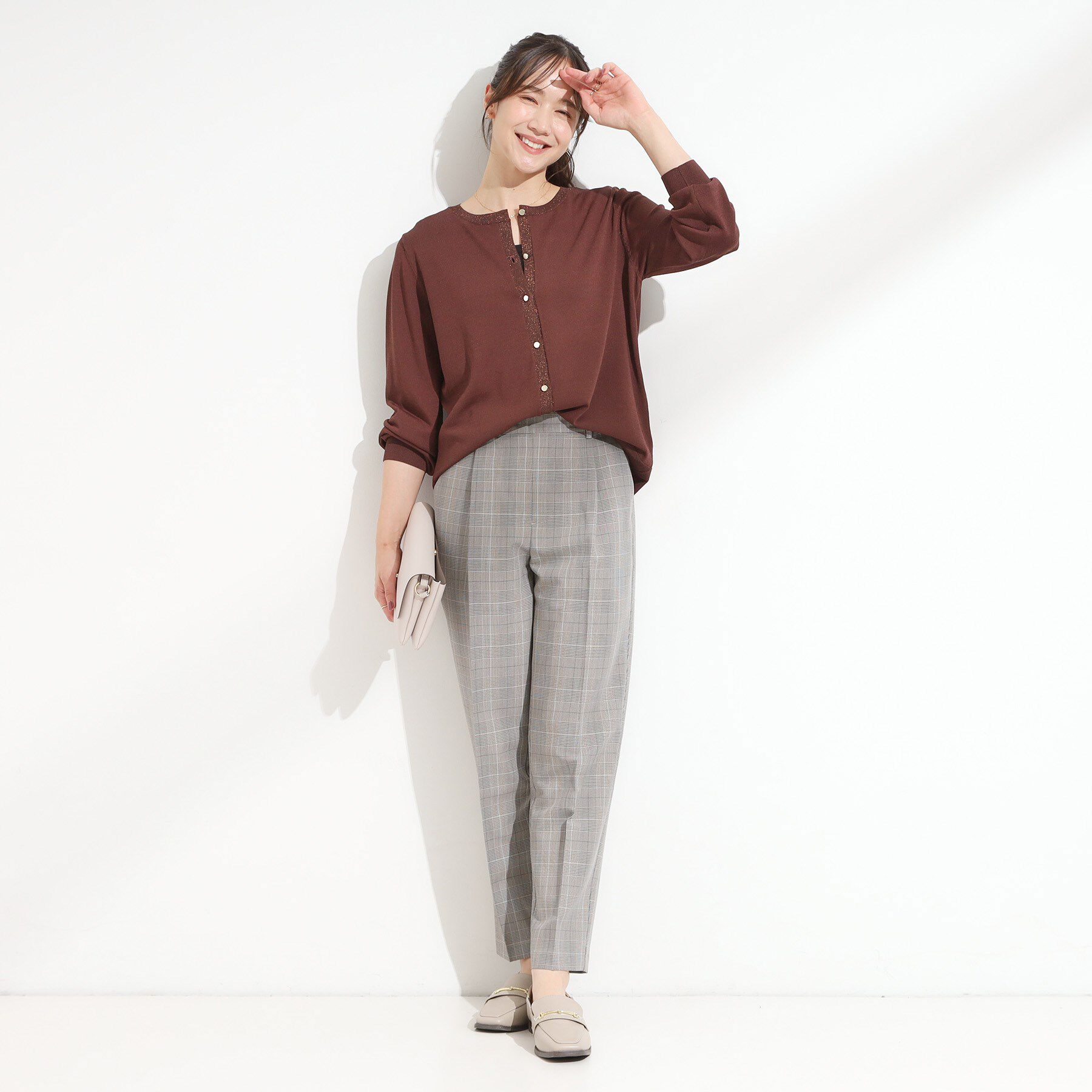 SHOO･LA･RUE「【高レビュー/SS-LL/美脚シルエット】すっきりきれい見え テーパードパンツ」|その他|