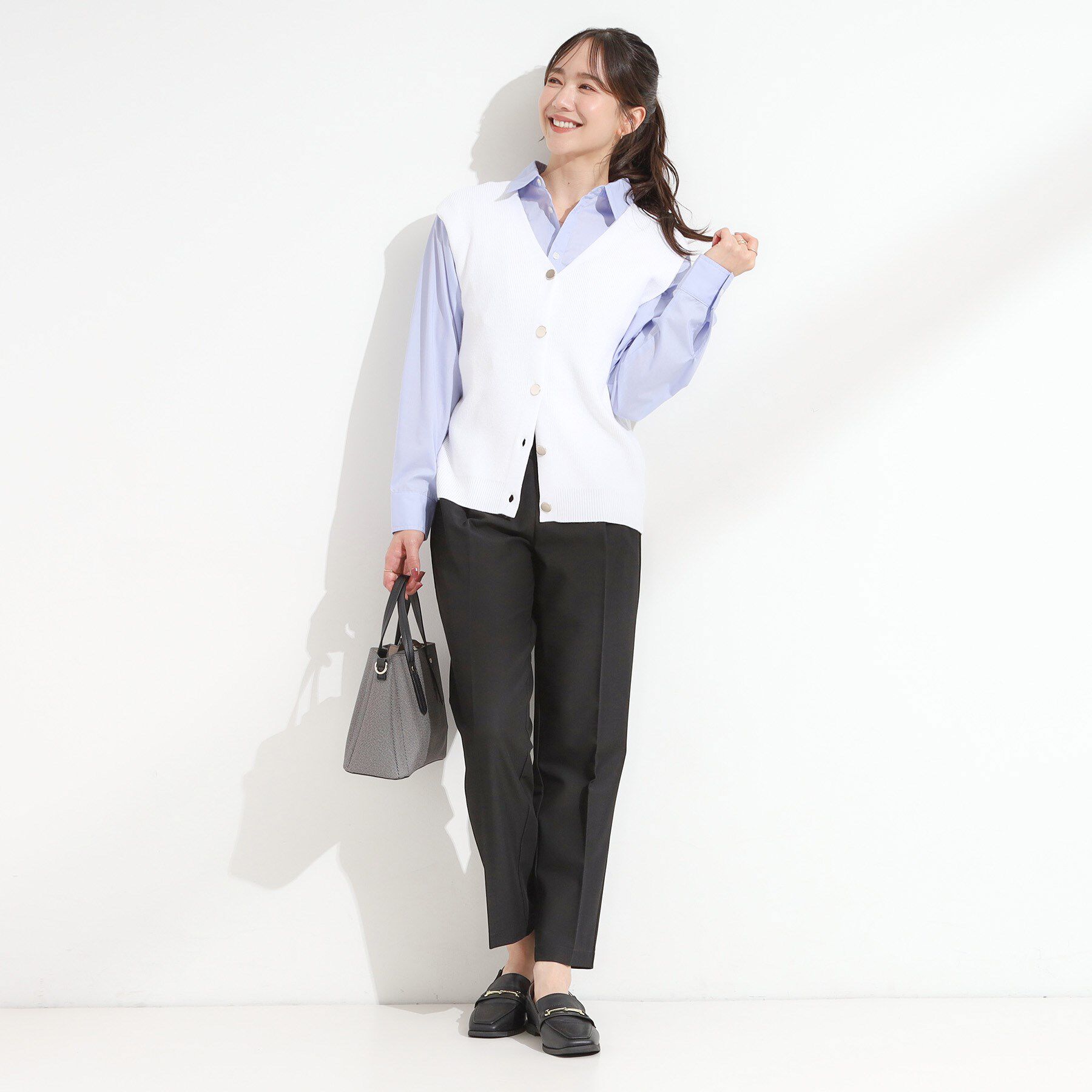 SHOO･LA･RUE「【高レビュー/SS-LL/美脚シルエット】すっきりきれい見え テーパードパンツ」|その他|