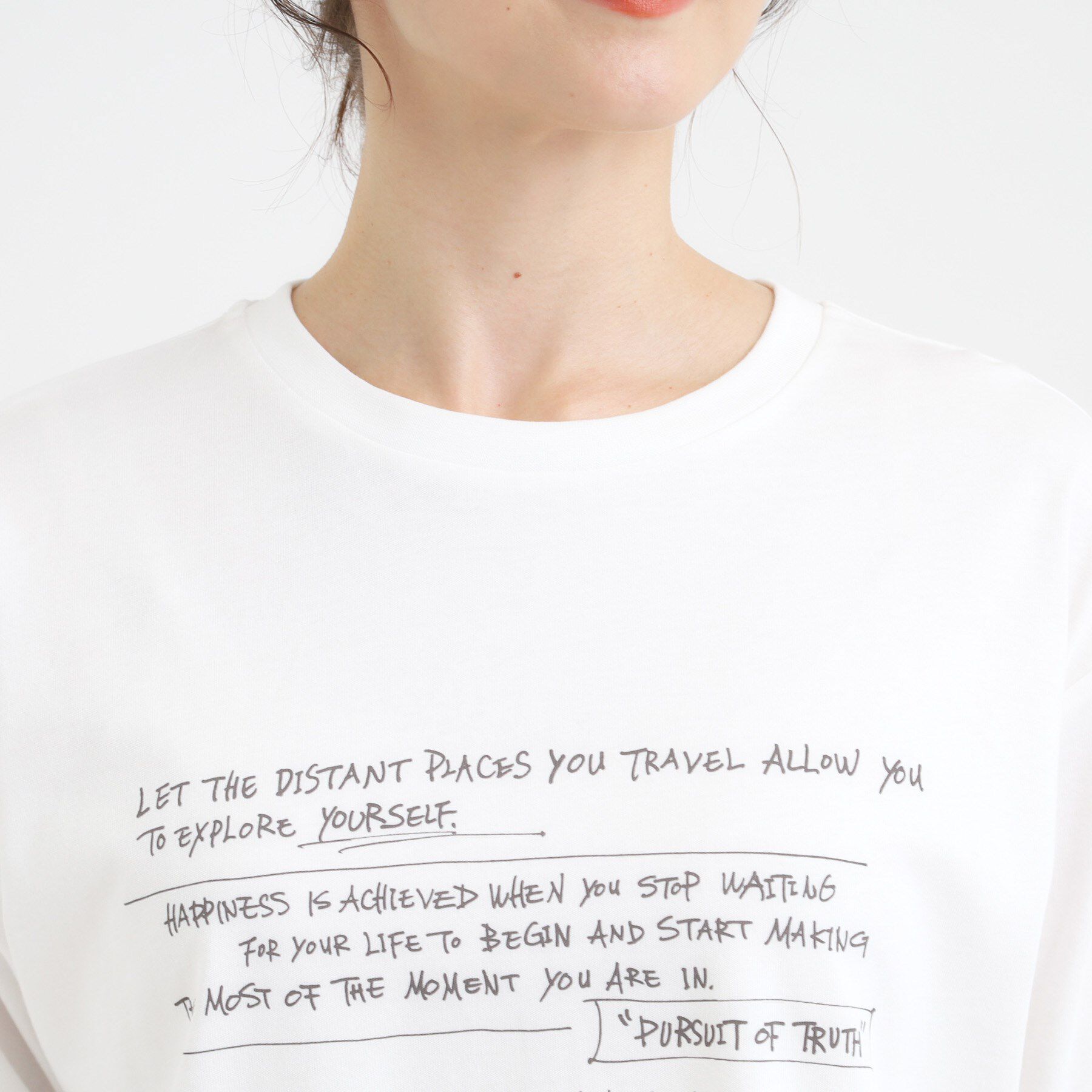 SHOO･LA･RUE「グラフィックアソート ベーシックロンT」|Tシャツ・カットソー|