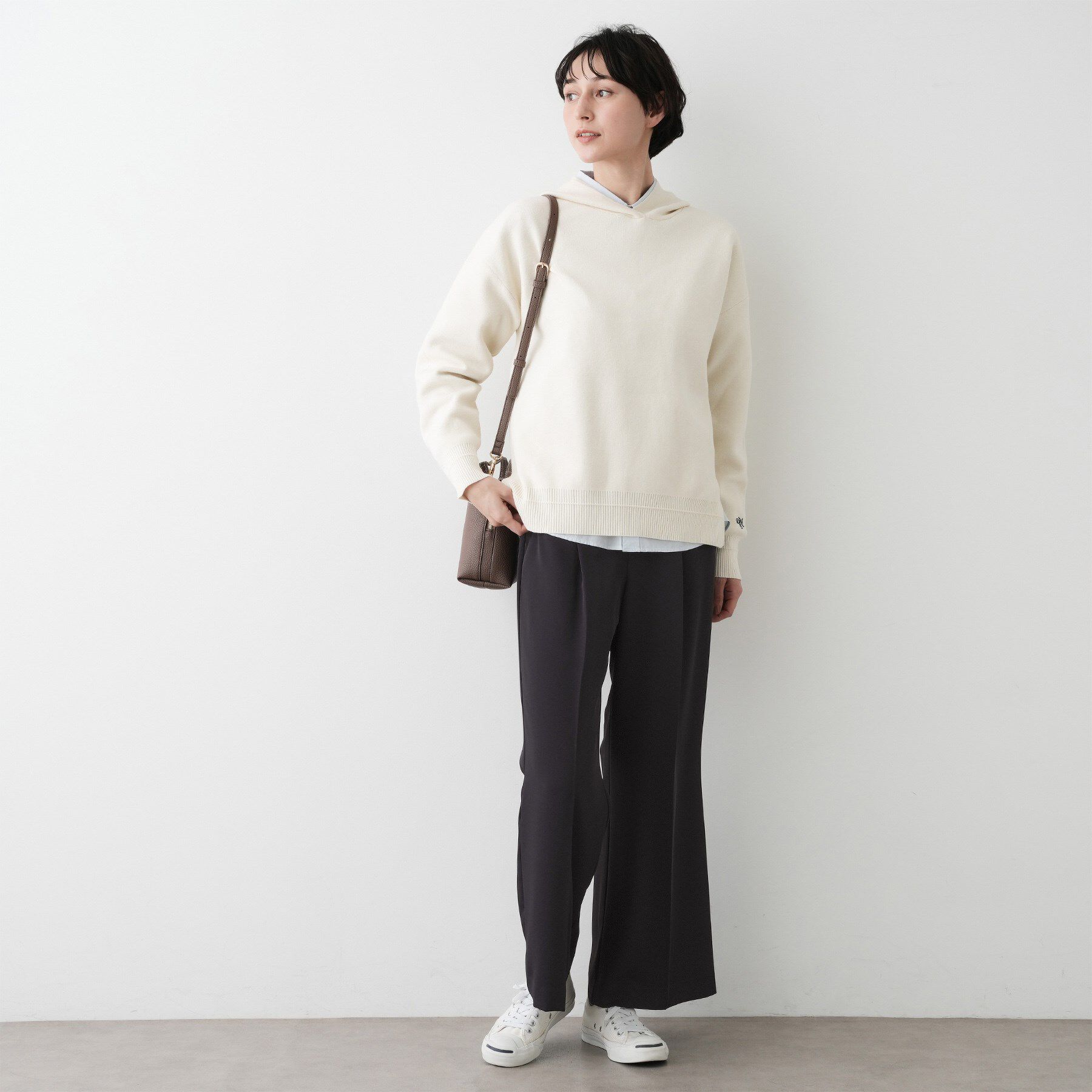 Dessin「【洗える】マットドレープニーハイフレアパンツ」|その他|
