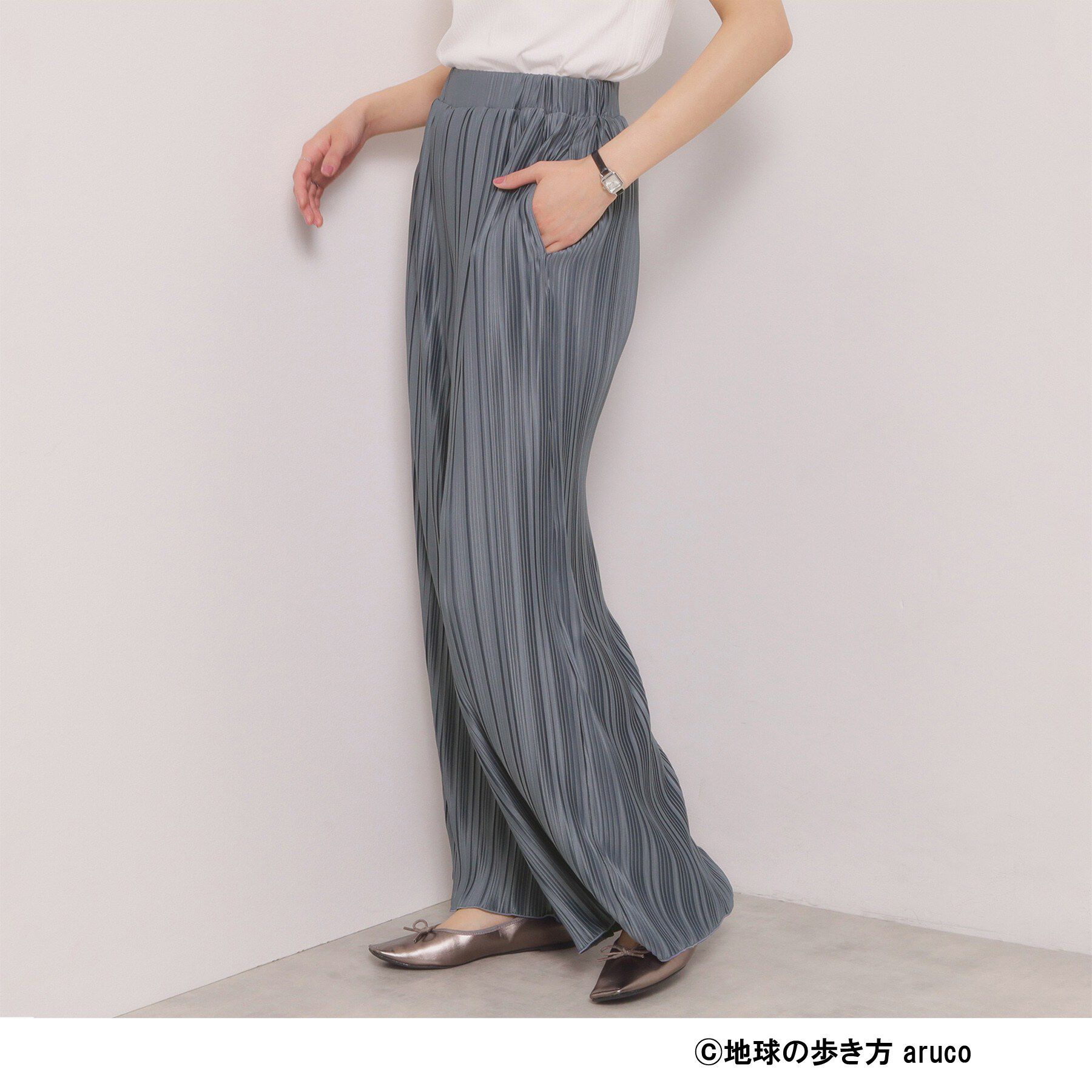 ITS&rsquo;DEMO「【aruco&times;ITS&rsquo;DEMO】プリーツパンツ」|その他|
