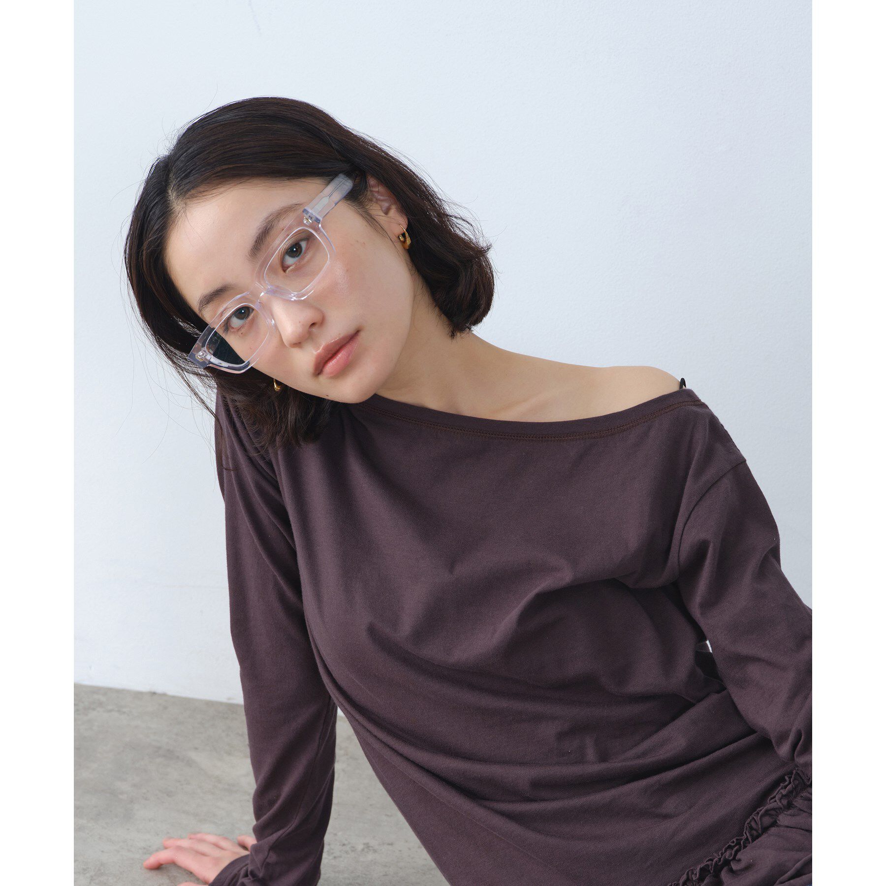 CODE A「heyep｜Chunky Square Eyewear」|メガネ|