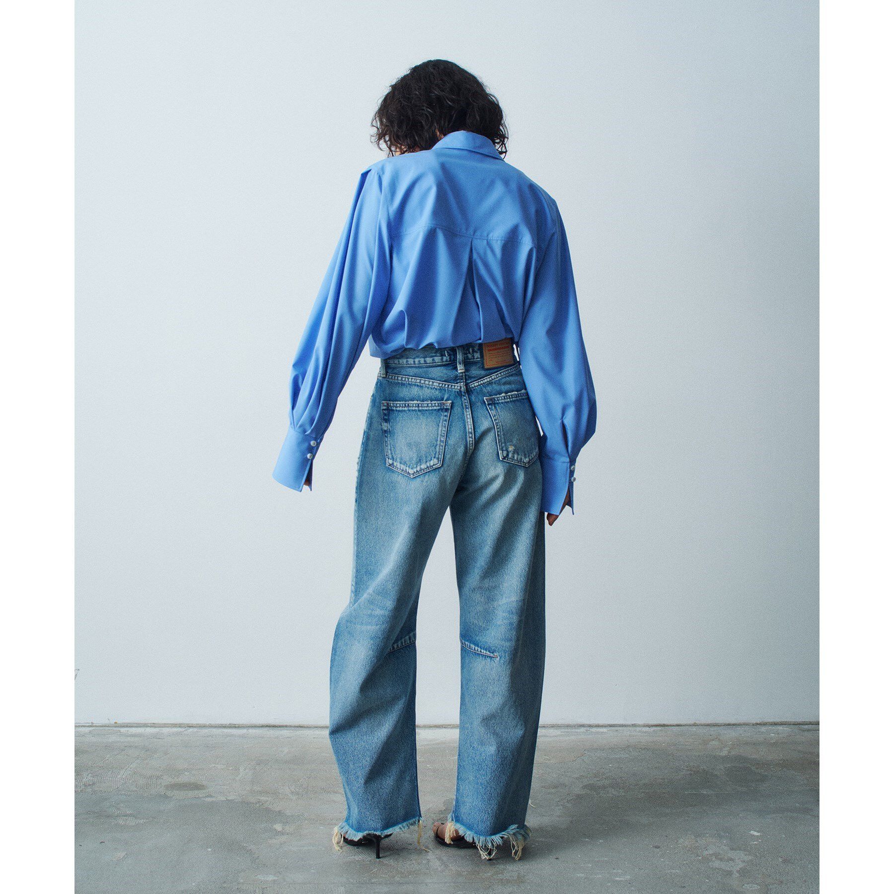 CODE A「【Re】point neck shirt」|シャツ・ブラウス|
