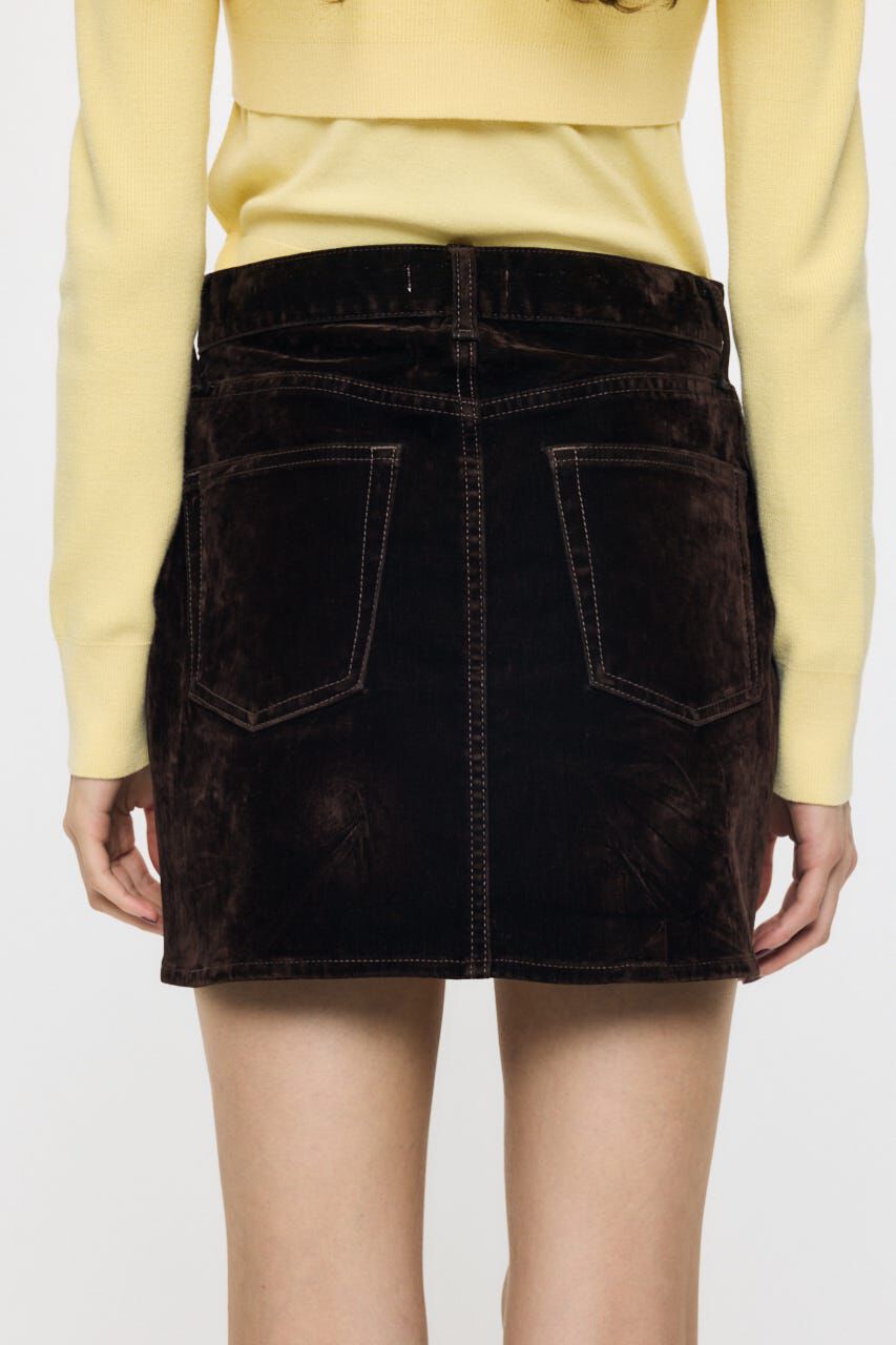 MOUSSY「VELVET MINI スカート」|スカート|