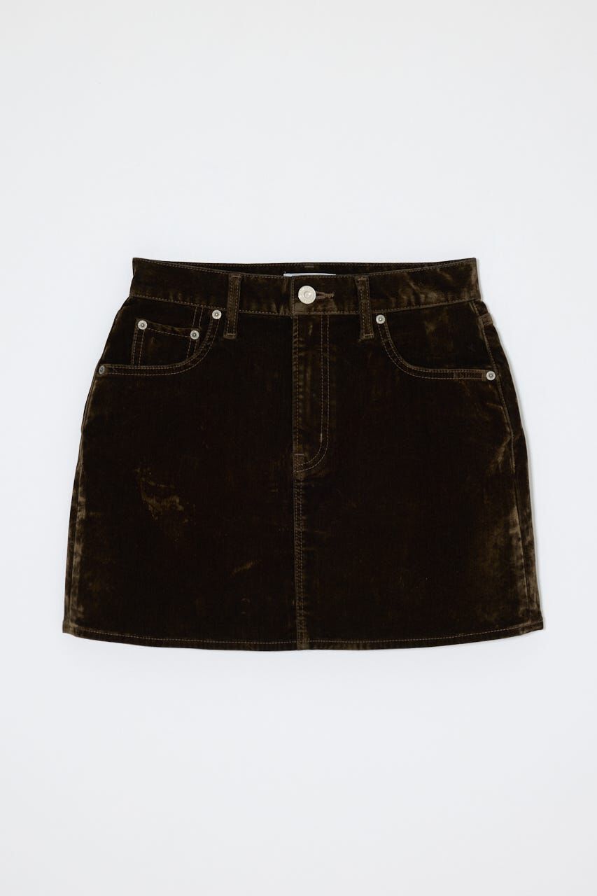 MOUSSY「VELVET MINI スカート」|スカート|