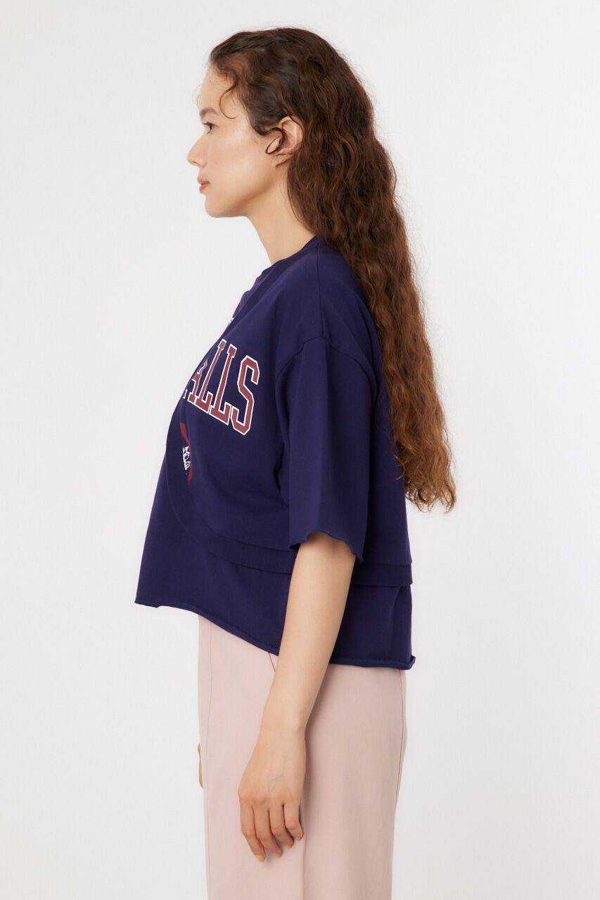 RODEO CROWNS「ボレロドッキングハーフスリーブスウェット」|Tシャツ・カットソー|