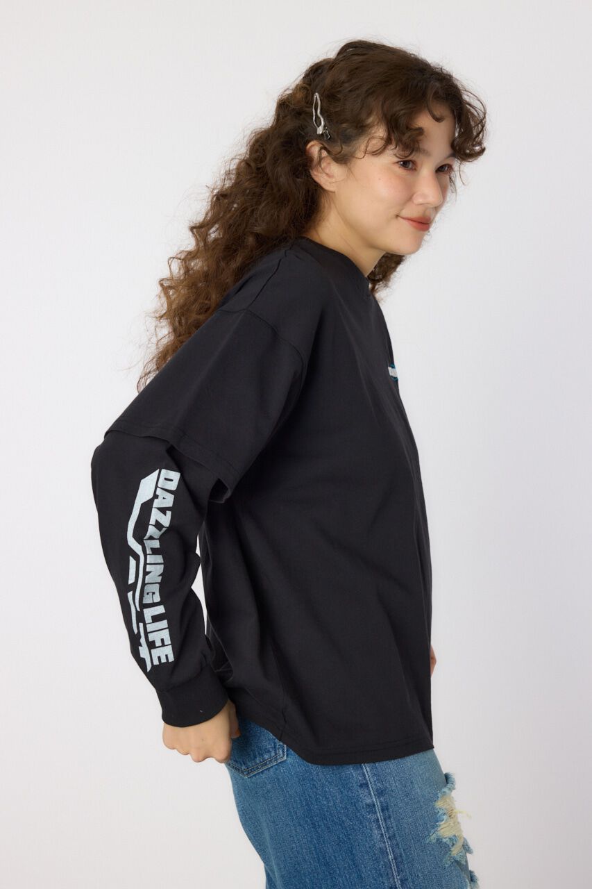RODEO CROWNS「VintageフェイクレイヤードロングスリーブTシャツ」|Tシャツ・カットソー|