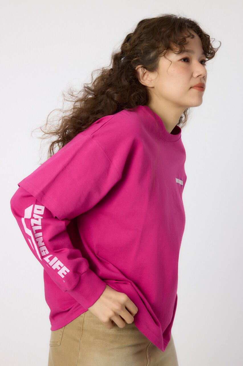 RODEO CROWNS「VintageフェイクレイヤードロングスリーブTシャツ」|Tシャツ・カットソー|