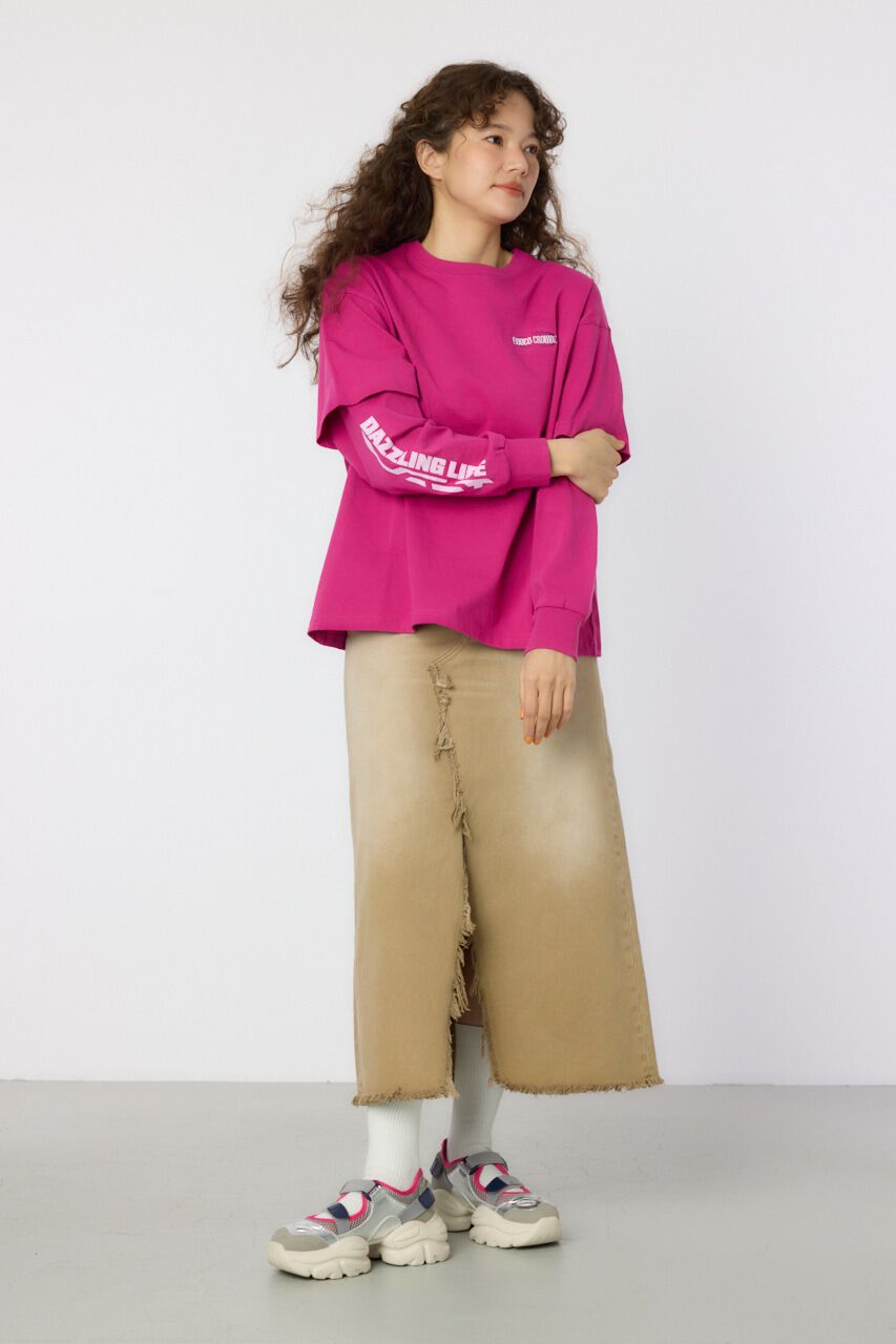 RODEO CROWNS「VintageフェイクレイヤードロングスリーブTシャツ」|Tシャツ・カットソー|
