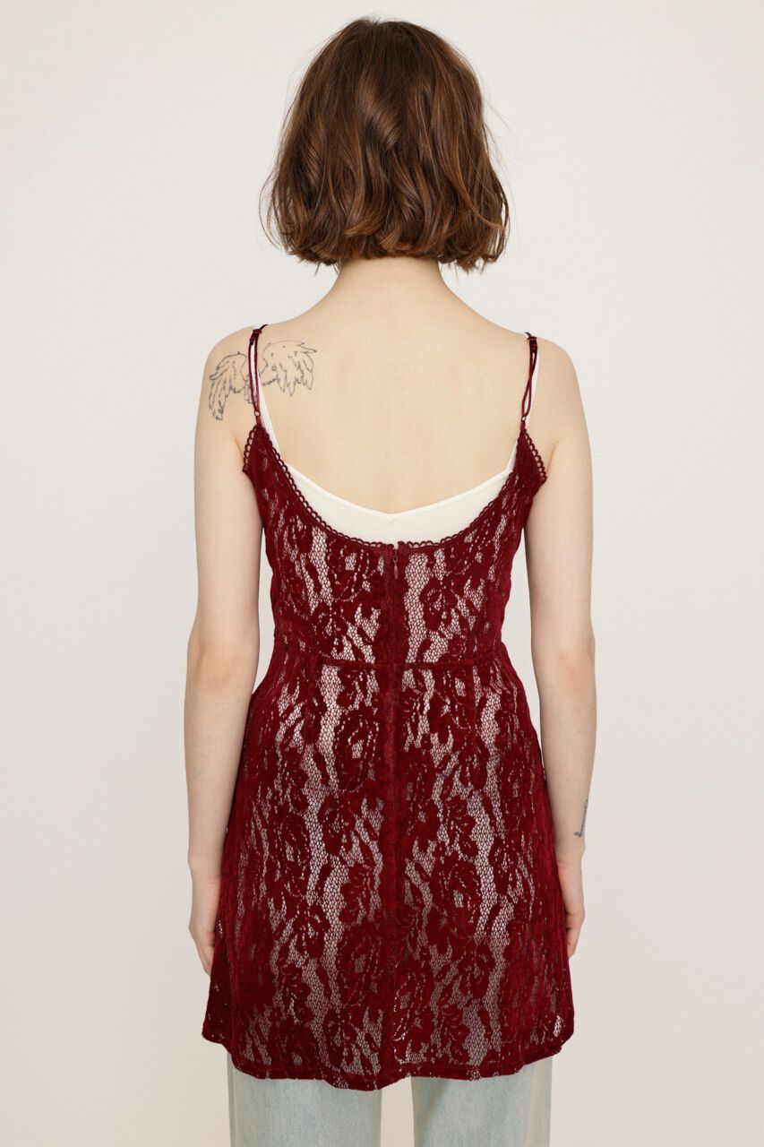 SLY「FROCKY LACE RIBBON トップス」|キャミソール|