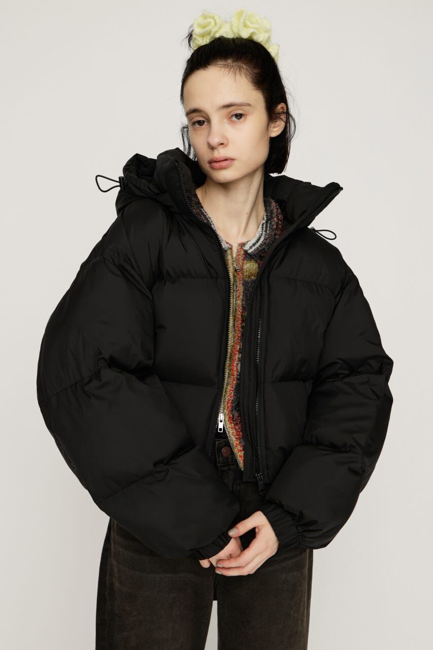 SLY「2WAY PUFFER ブルゾン」|ブルゾン・スタジャン|BLK