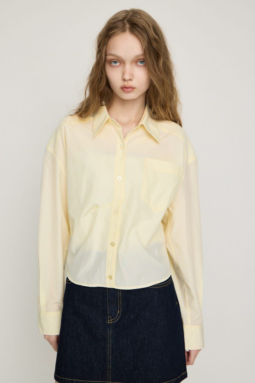 SLY「BACK DRAPE HEM シャツ」|シャツ・ブラウス|IVOY3