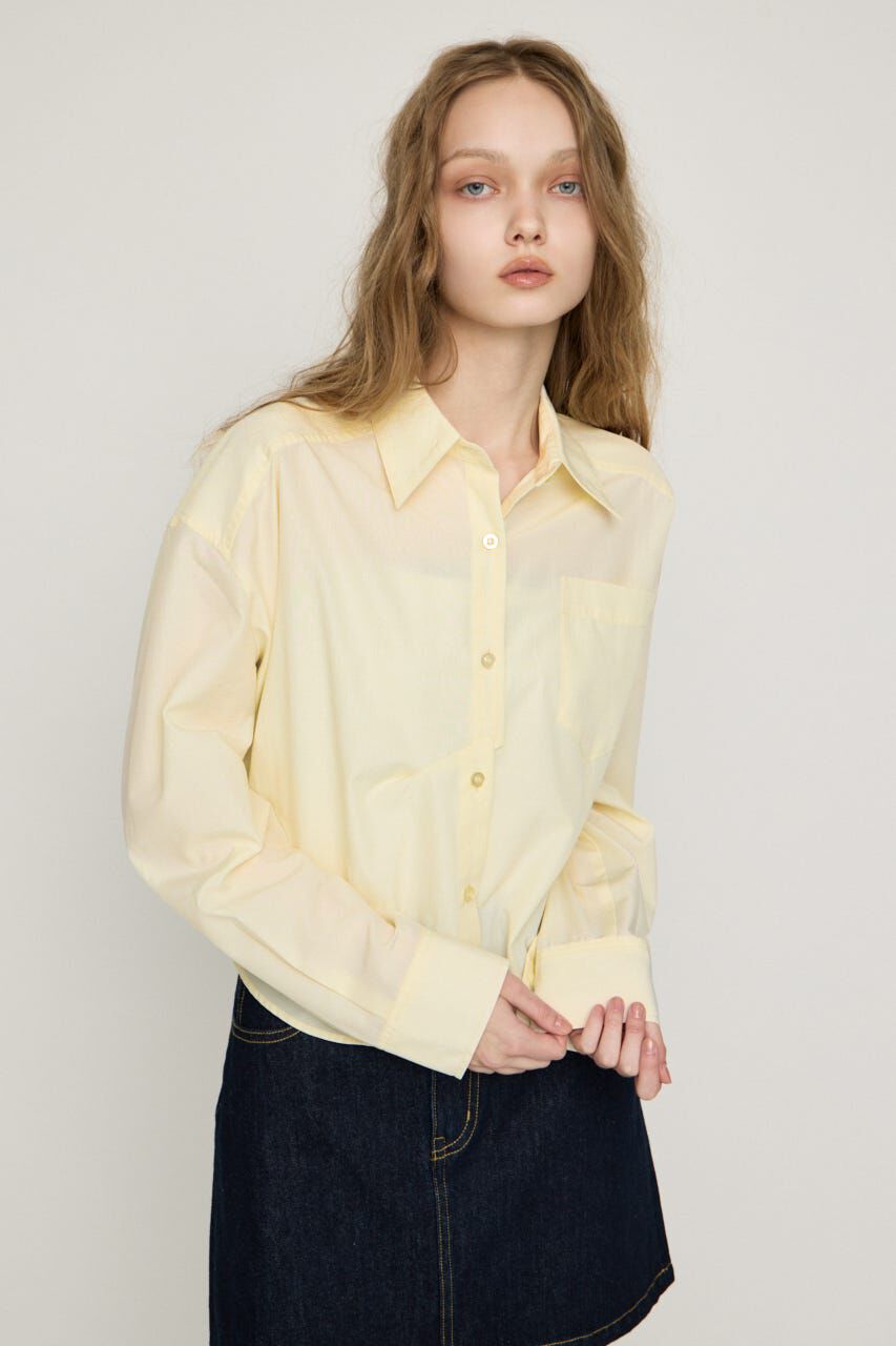 SLY「BACK DRAPE HEM シャツ」|シャツ・ブラウス|