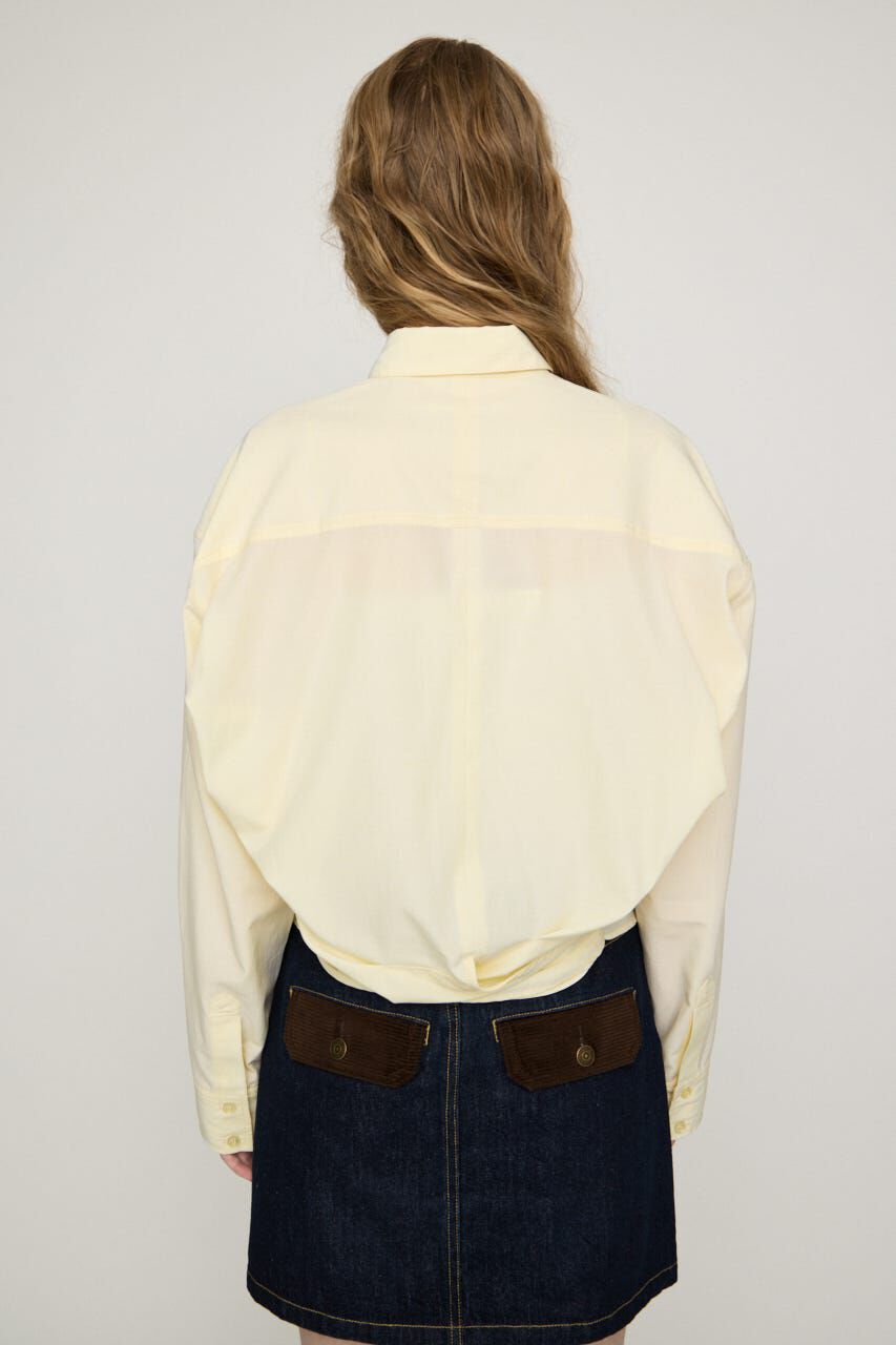 SLY「BACK DRAPE HEM シャツ」|シャツ・ブラウス|