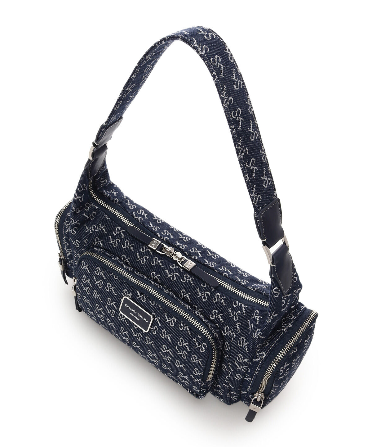 Samantha Thavasa「Denim ST Jacquard Ⅱ ショルダーバッグ」|ショルダー・メッセンジャー|