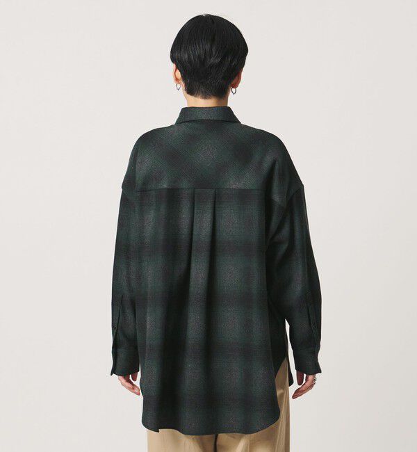 UNITED ARROWS「＜SACRA＞オンブレチェック シャツ」|シャツ・ブラウス|