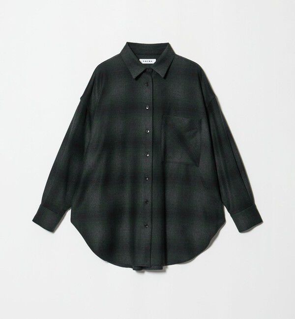 UNITED ARROWS「＜SACRA＞オンブレチェック シャツ」|シャツ・ブラウス|