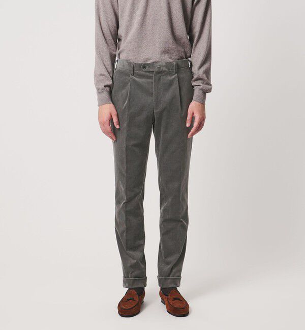 UNITED ARROWS「コーデュロイ 1プリーツ スラックス R―MODEL」|スラックス|