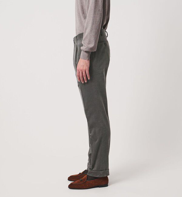 UNITED ARROWS「コーデュロイ 1プリーツ スラックス R―MODEL」|スラックス|