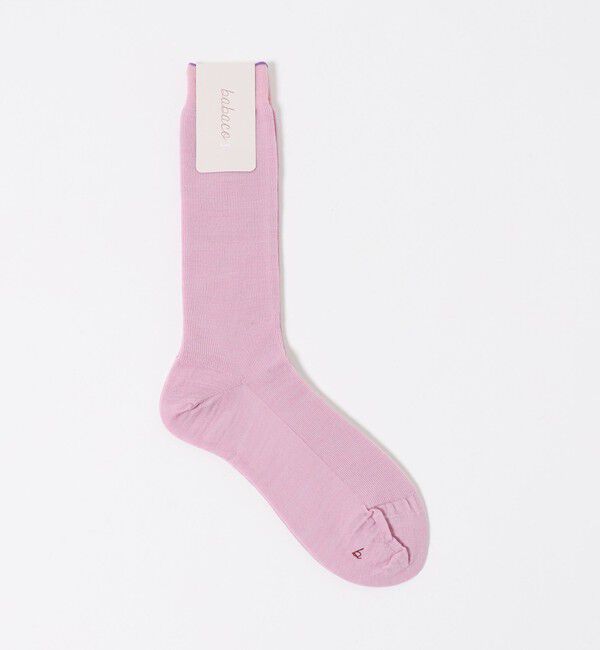 UNITED ARROWS「＜babaco＞リブ ソックス」|ソックス|PINK