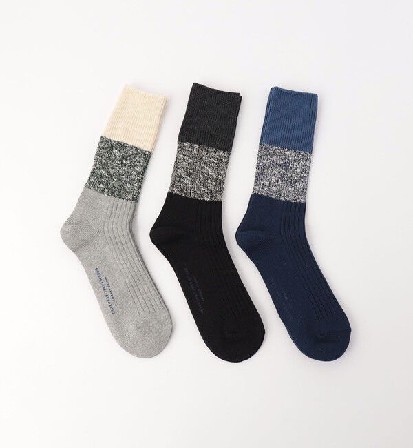 UNITED ARROWS green label relaxing「GLR クルー 3P ソックス」|ソックス|その他2