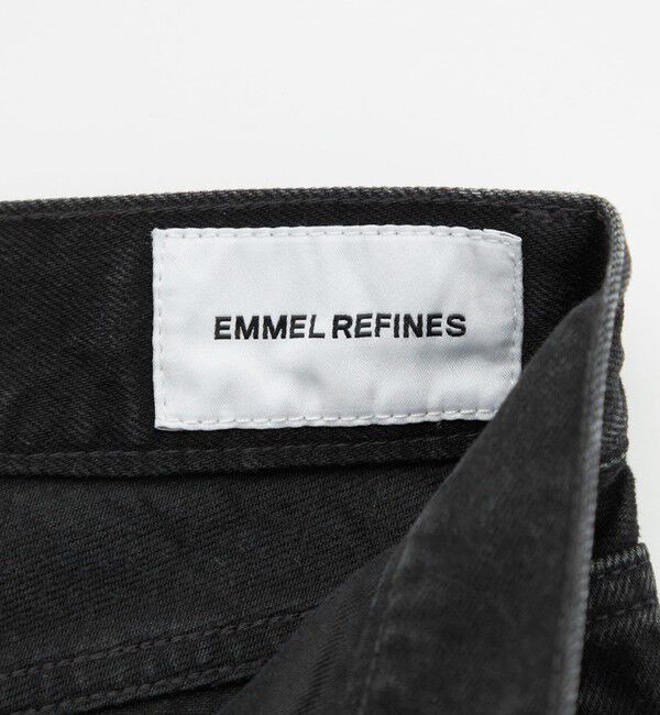 EMMEL REFINES「＜EMMEL REFINES＞EM カットオフ スキニー デニムパンツ」|デニム|