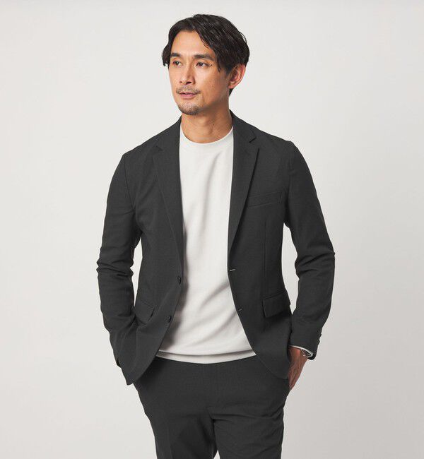UNITED ARROWS green label relaxing「【WEB限定】JUST fit ウールライク ナロー セットアップ ジャケット＆パンツ -ストレッチ-」|スーツ|
