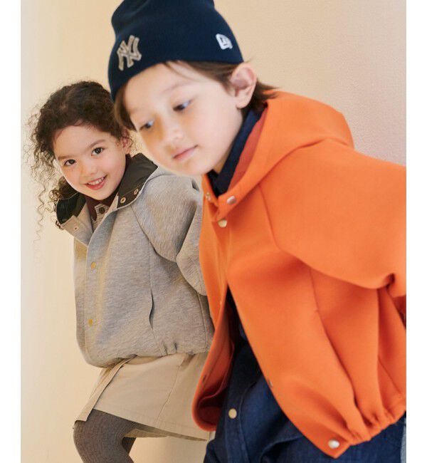 UNITED ARROWS green label relaxing「【スタメンシリーズ】ダンボール フード パーカー / キッズ 100cm-160cm」|カーディガン|