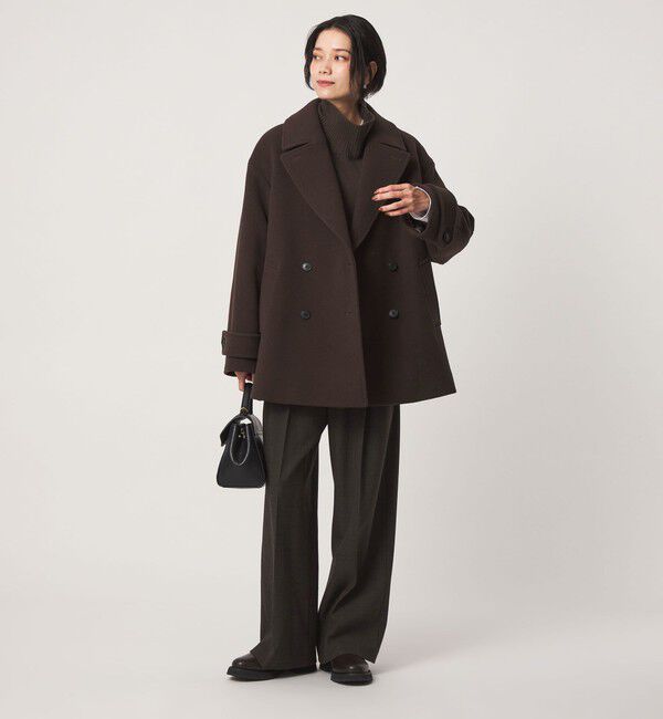 UNITED ARROWS green label relaxing「［size SHORTあり］CANGIOLI ピーコート」|ピーコート|